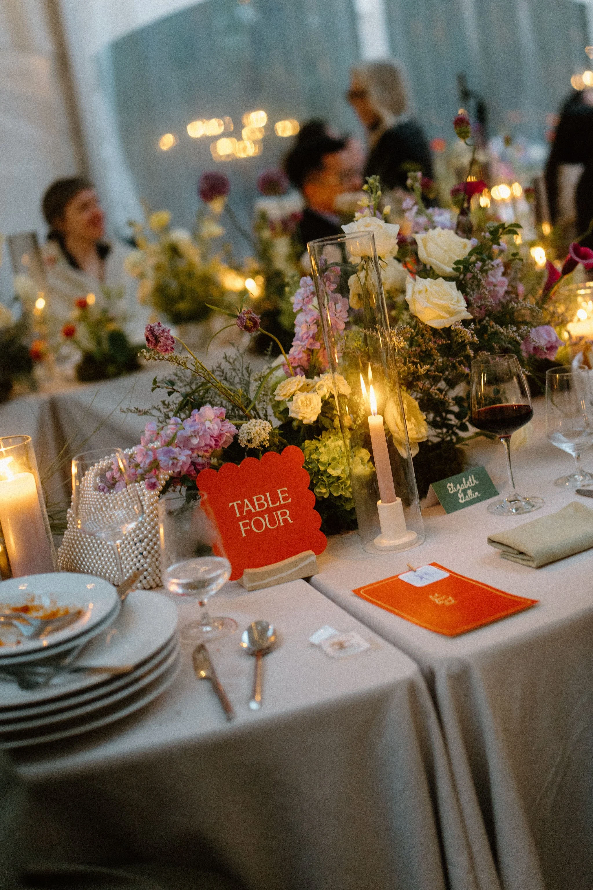Serpentine Tables &amp; Floral Meadows: A Whimsical Tent Wedding at The Clearing