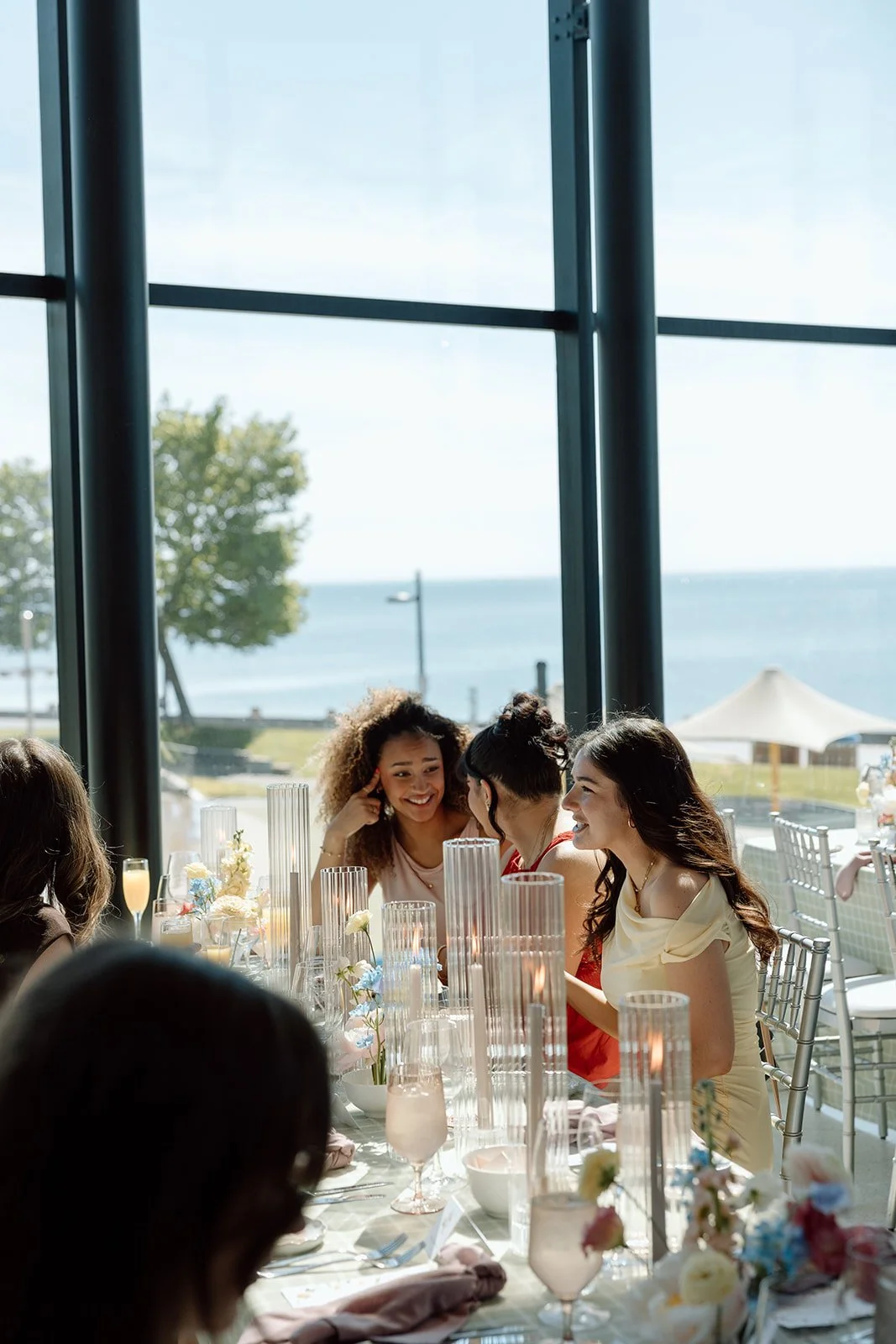  Guest mix and mingle as the shower the bride to be at her shower. Hosted by Spencer’s on the Waterfront. 