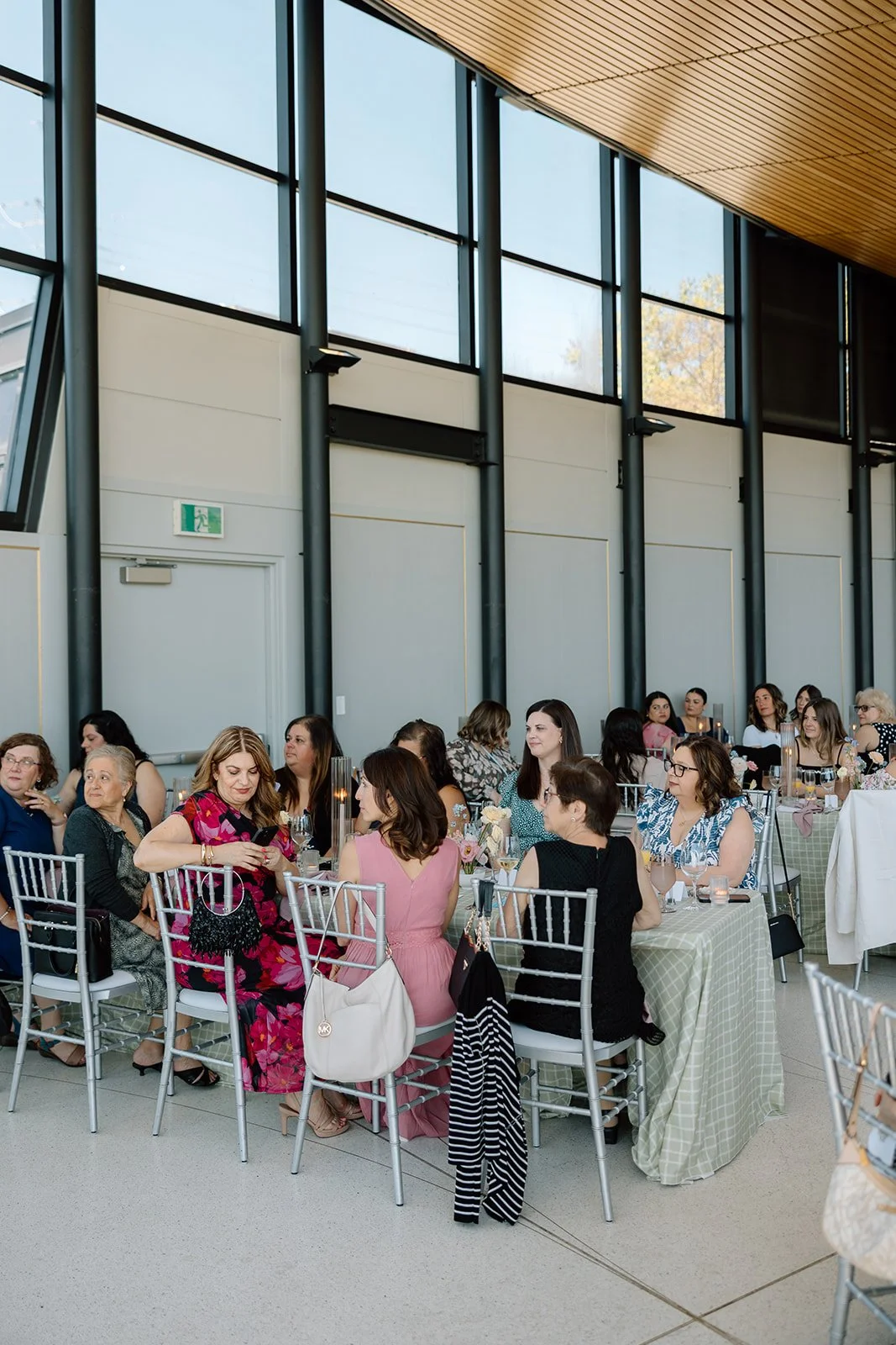  Guest are welcomed to their seats to enjoy the luncheon prepared by Spencer’s. 