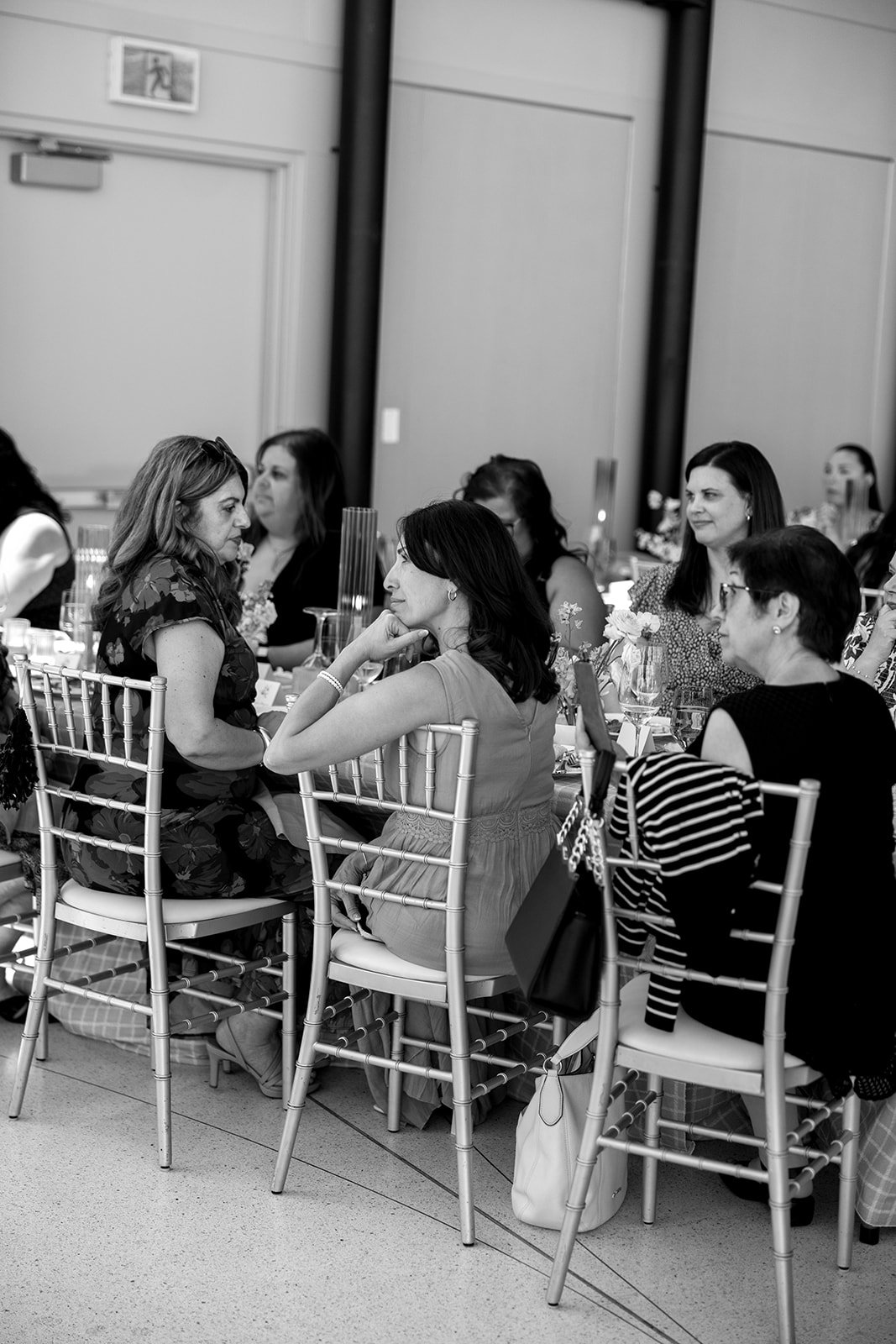  Guests enjoy their 3-course luncheon meal at Spencer’s on the Waterfront. 