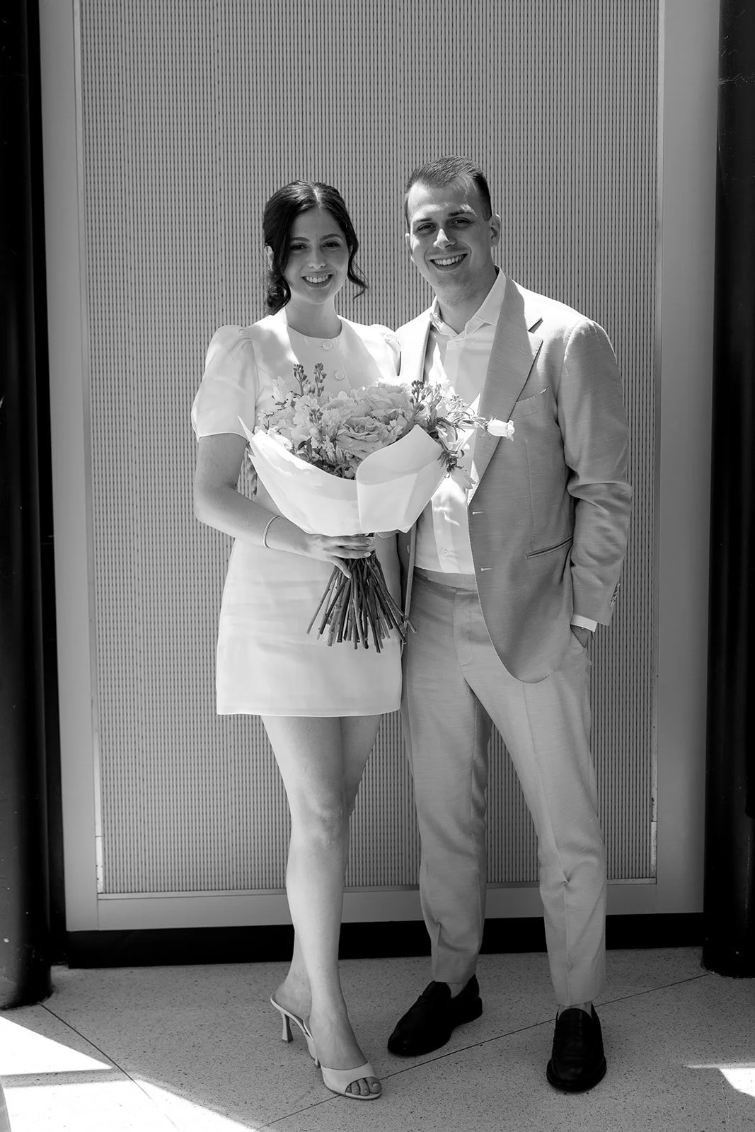  Bride and Groom enjoy a moment together during the bridal shower. 
