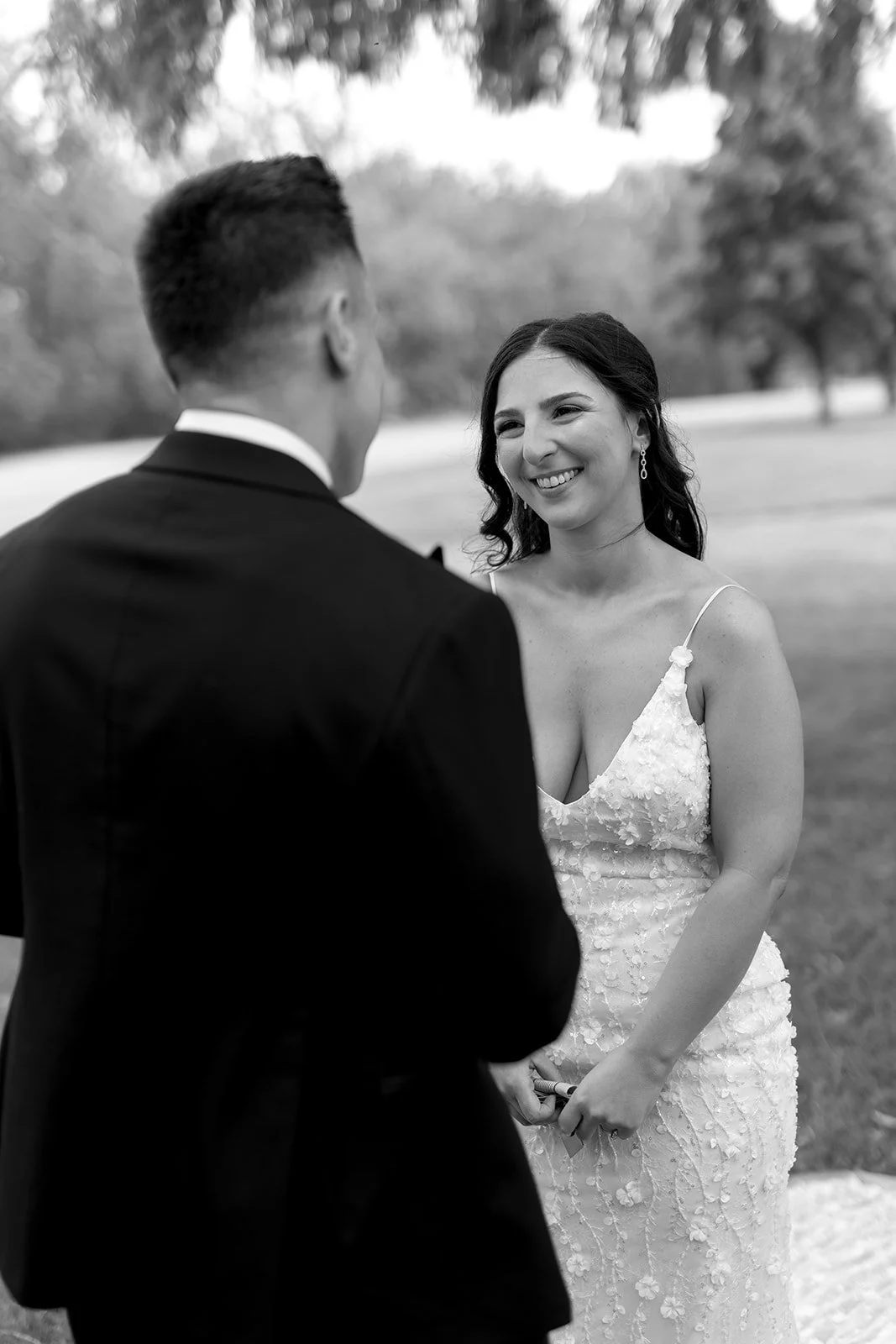  Sharing their first look together prior to their jewish inspired wedding hosted at The Hare Wine Co. 