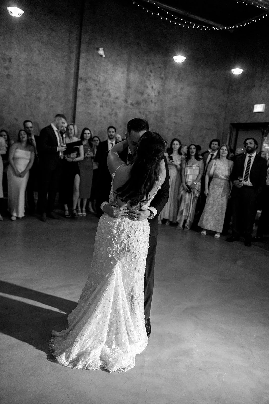  First dance within The Barrel Room at The Hare Wine Co. 
