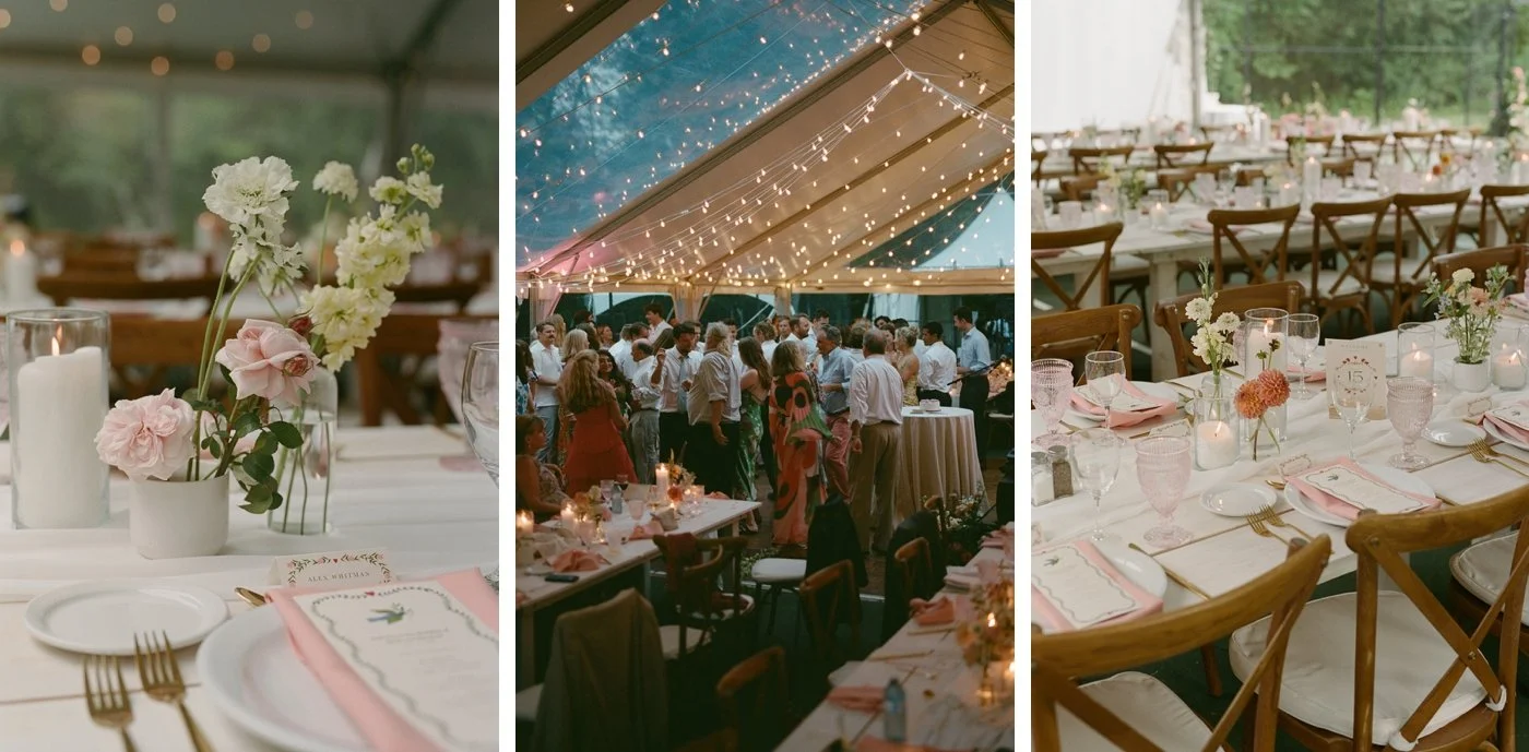 Tented wedding in Niagara, Canada
