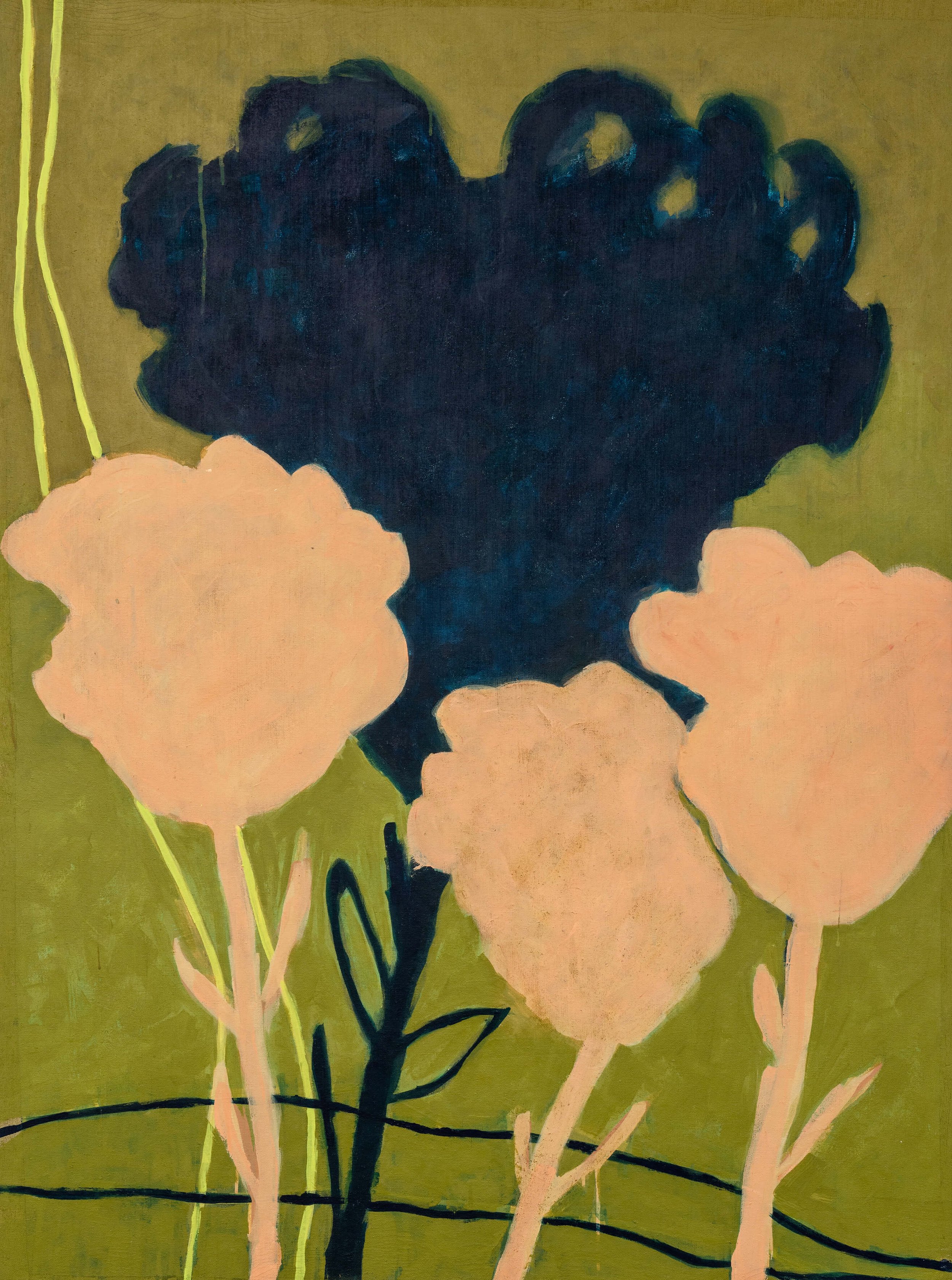 Autumn #13, 2023 - Acrylic on linen - 140 x 110 cm