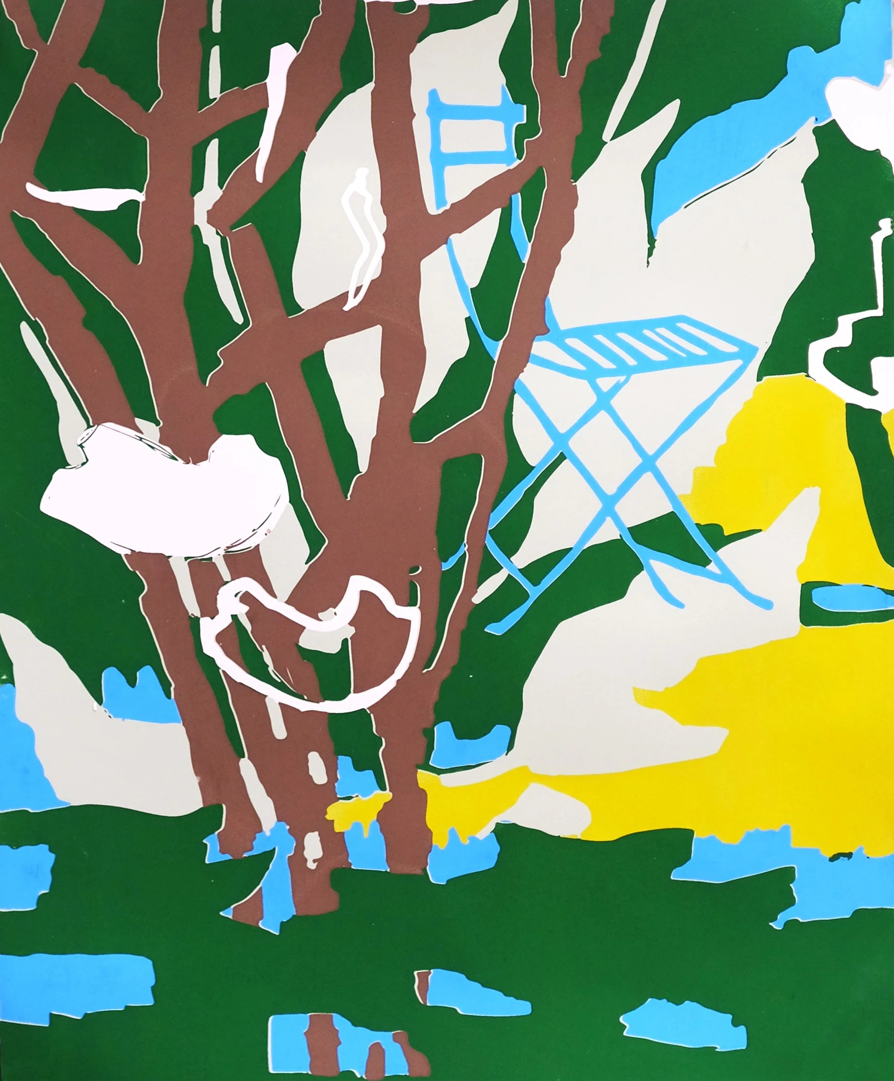 Autumn #2, 2023
60 x 50 cm / papier curious matter gris
4 Couleurs / 10 éditions
Atelier Kissaria