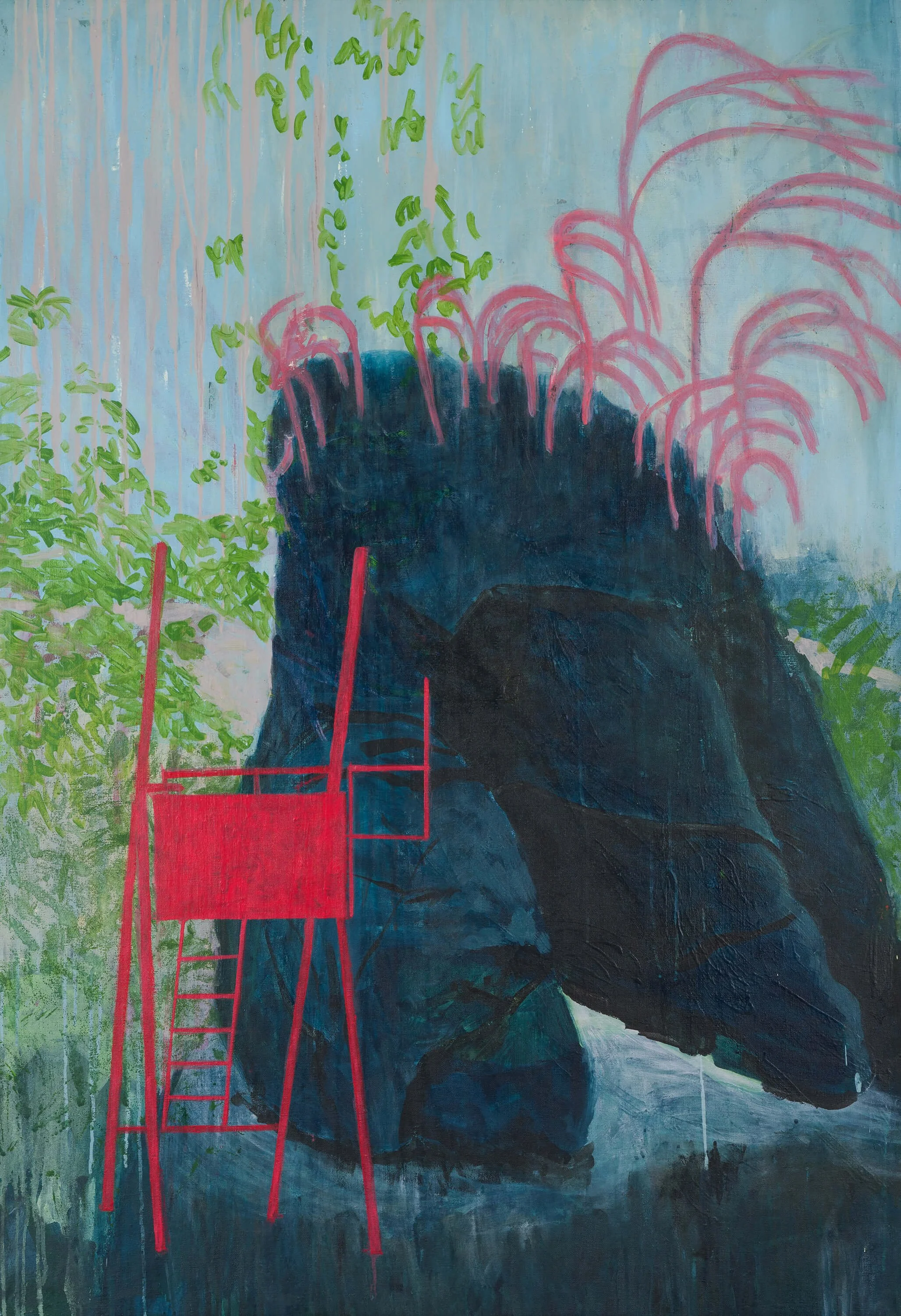 Garden #24, 2024 - Acrylic on linen - 147 cm x 101 cm