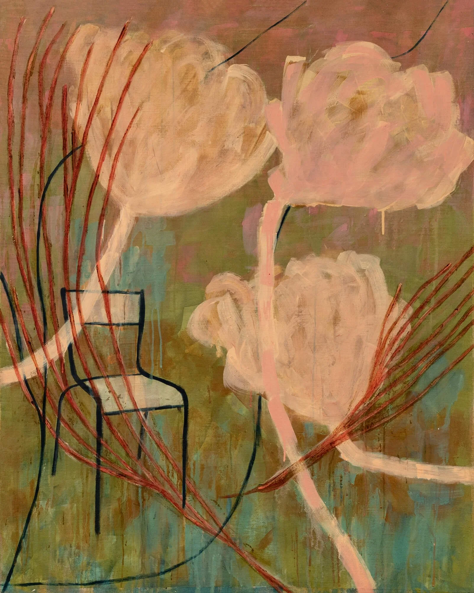Autumn #16, 2023 - Acrylique on linen - 140 x 110 cm