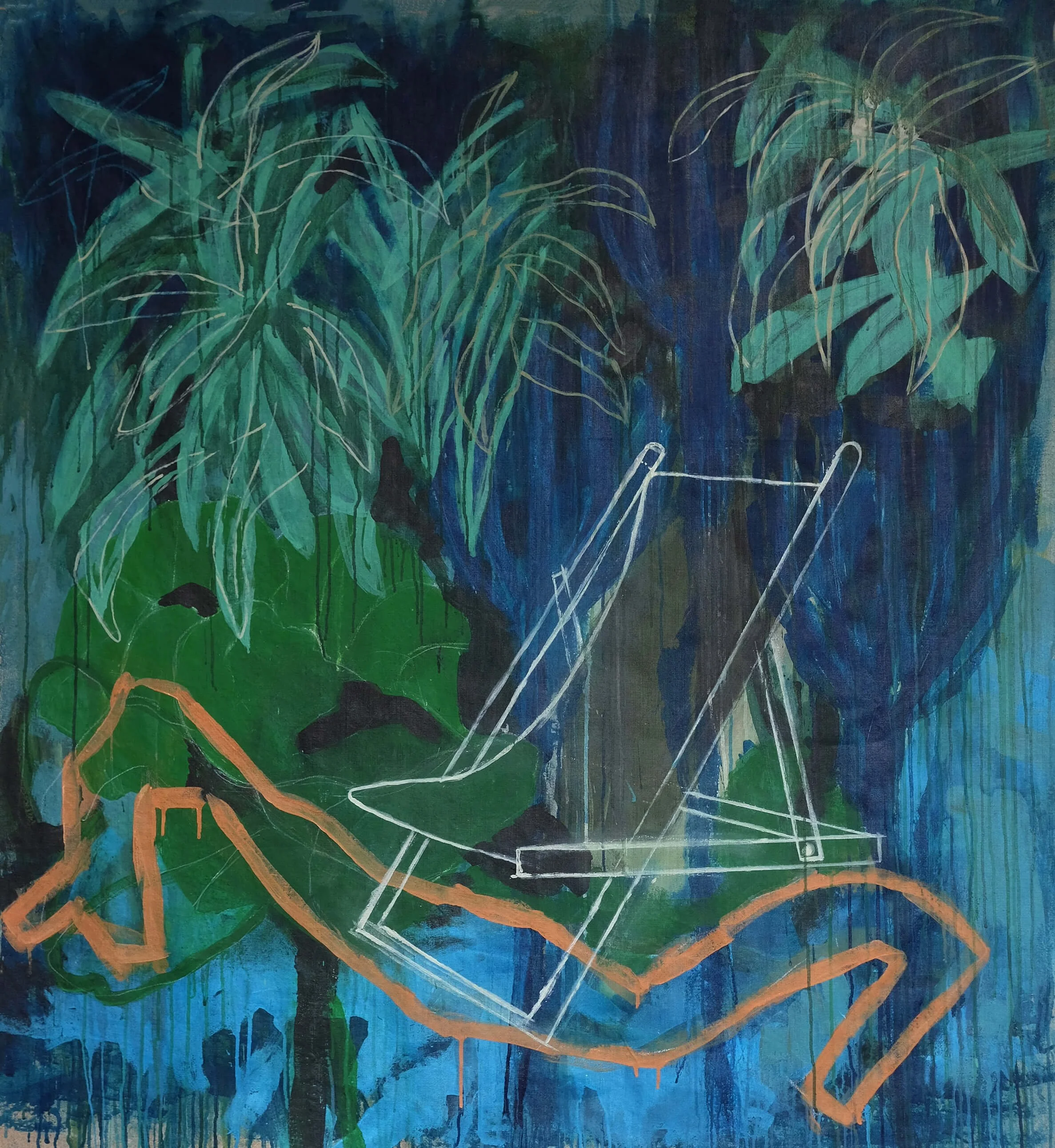 Autumn #12, 2023 - Acrylic on linen -  144 x 135 cm