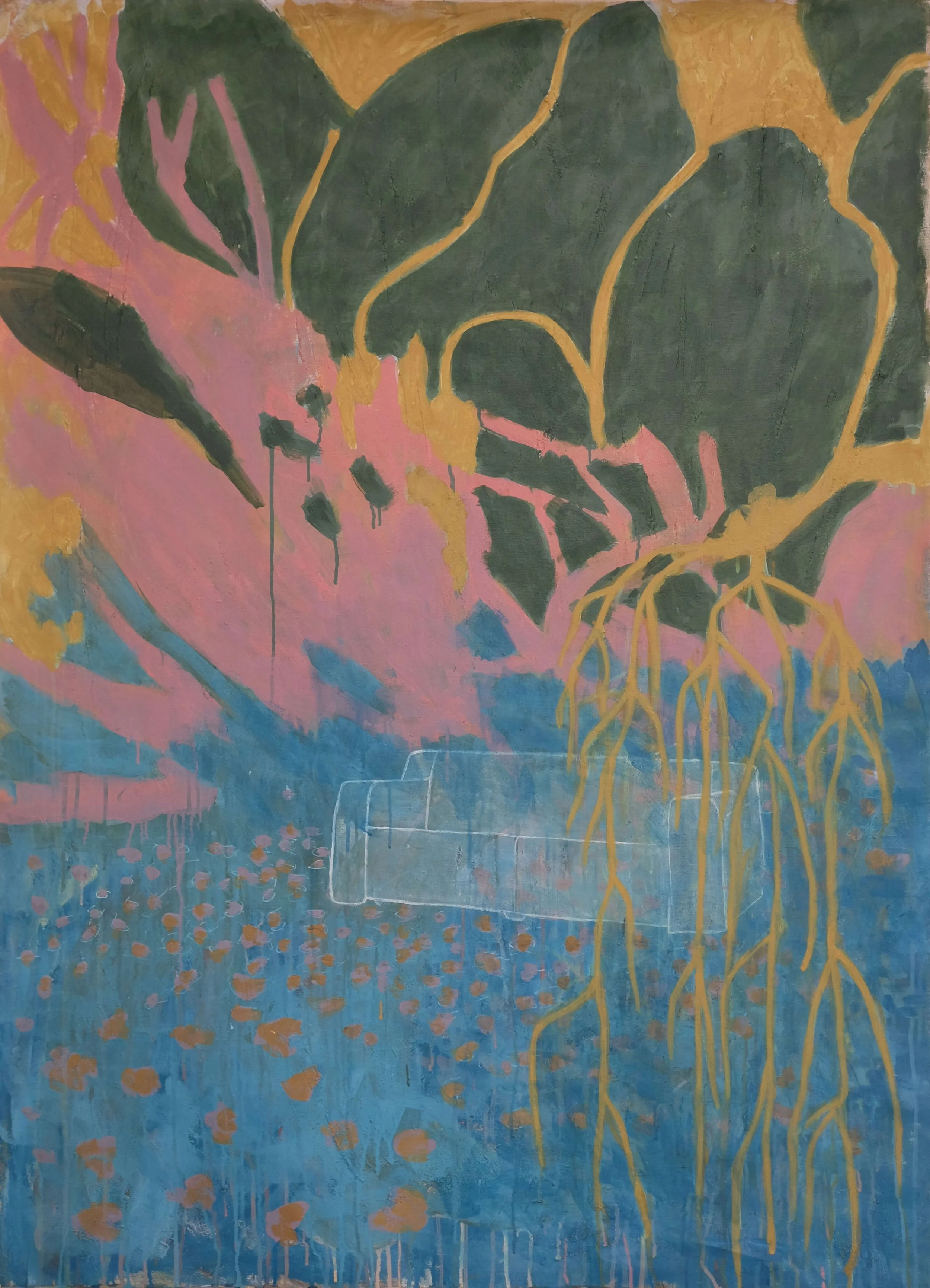 Garden #26 - Acrylic on linen - 143 cm x 105 cm
