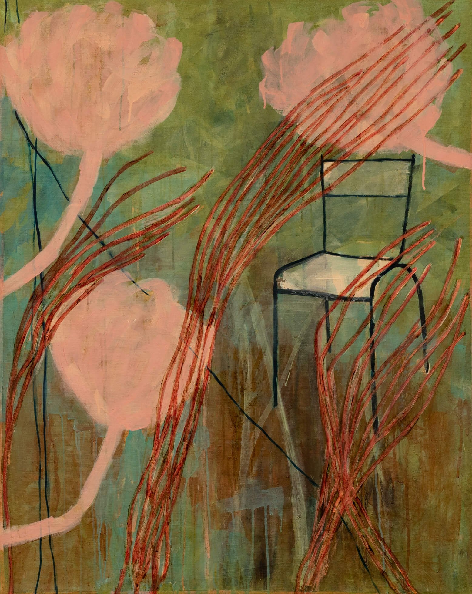 Autumn #15, 2023 - Acrylique on linen - 140 x 110 cm