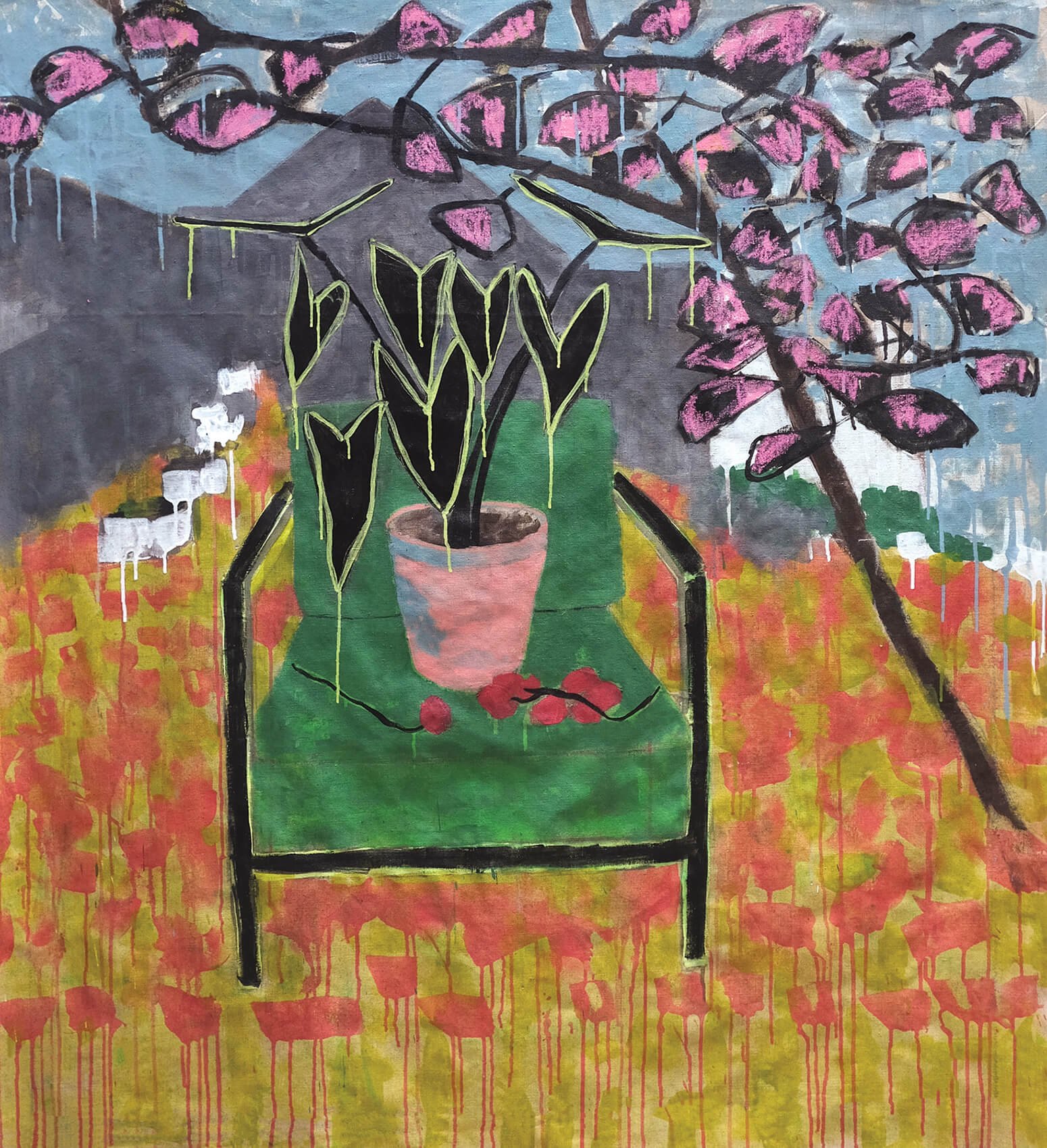 Autumn # 8, 2022
Acrylic and oil sticks on linen, 140 cm x 130 cm
