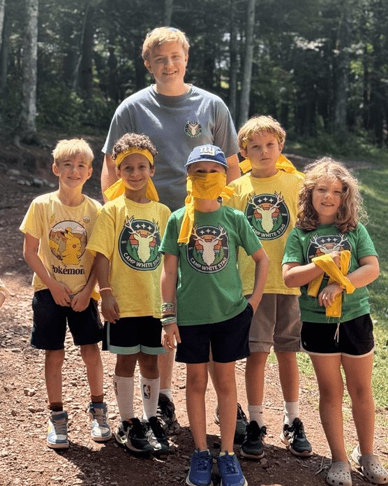 💚 Counselor of the Week 💚

Meet Harold! 🏕️ A longtime camper turned staff member, he brings calm leadership and steady support to every day at Camp White Stag 😊 
From setting up activities to helping wherever needed (even the Cupcake Wars gorilla