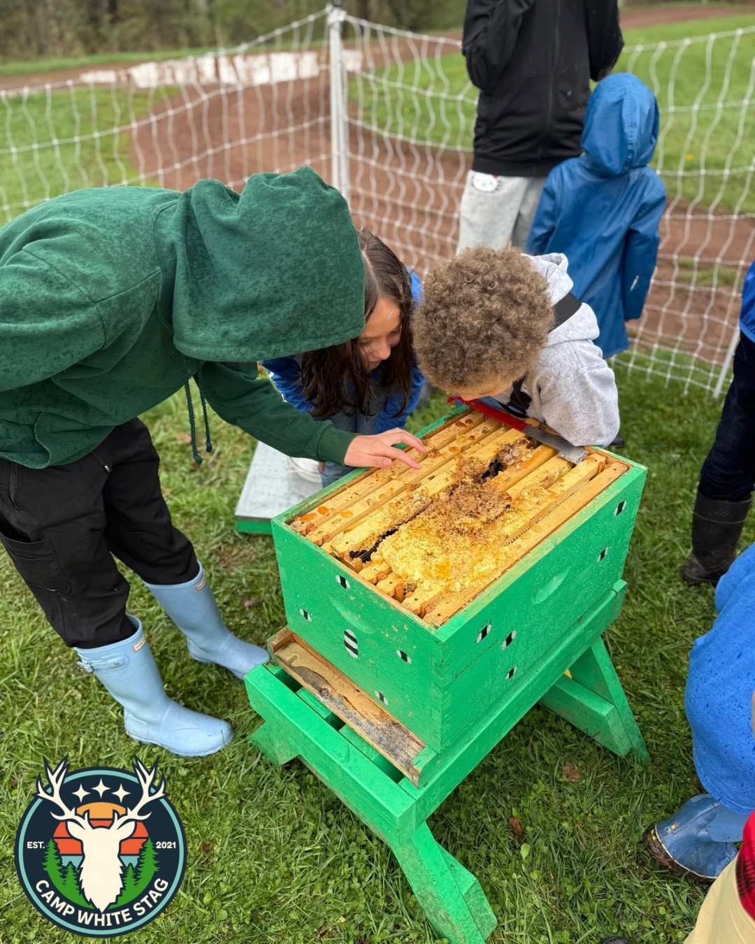 🌎💚 Join us for Earth Day on the Farm Camp Day at Camp White Stag! 💚🌿

From 11:00 AM to 4:00 PM on April 25, 2026, campers will spend the day outdoors exploring, creating, and connecting with nature. Activities include building bee hotels 🐝, plan