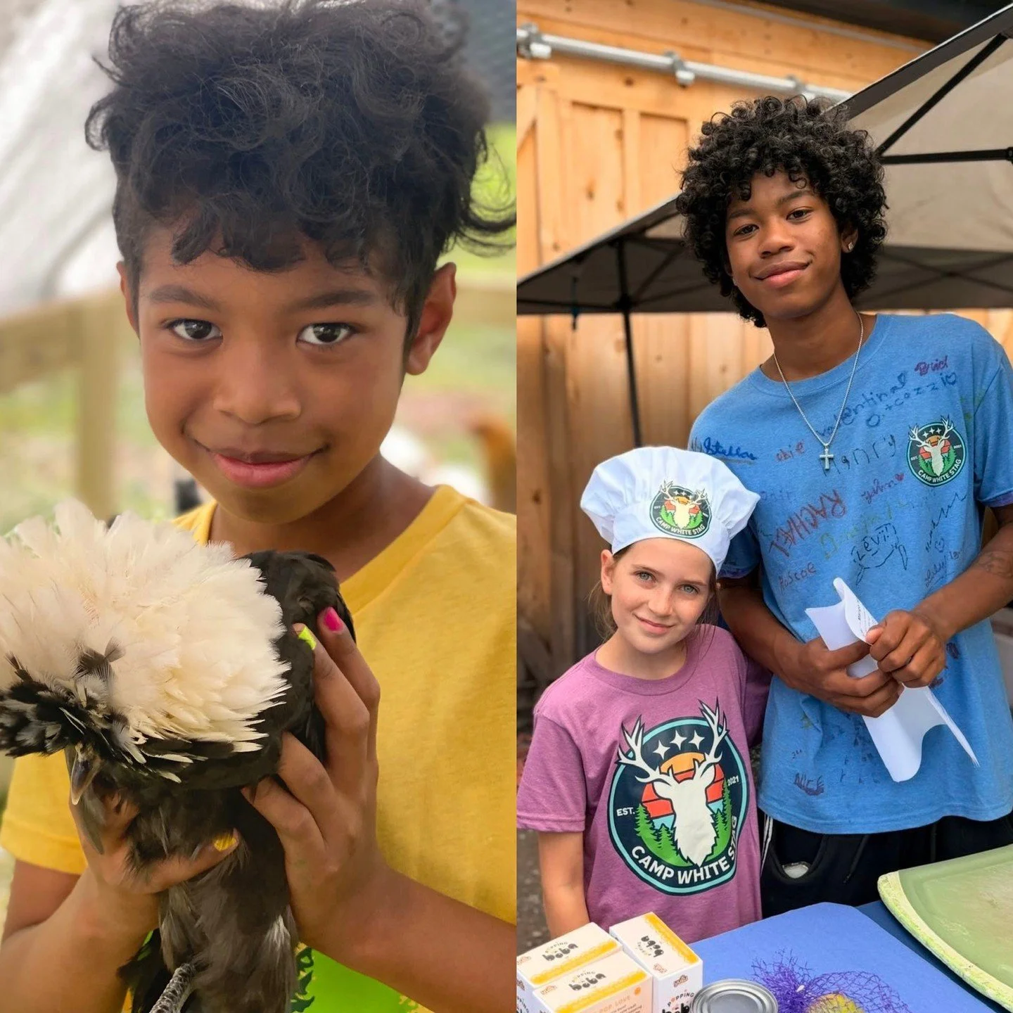 💚🏕️ Counselor Spotlight: Kosi Arnold!

Kosi has been part of Camp White Stag since the very beginning in 2021! Having experienced camp as a camper himself, he brings a unique perspective, a strong connection to our campers, and years of White Stag 