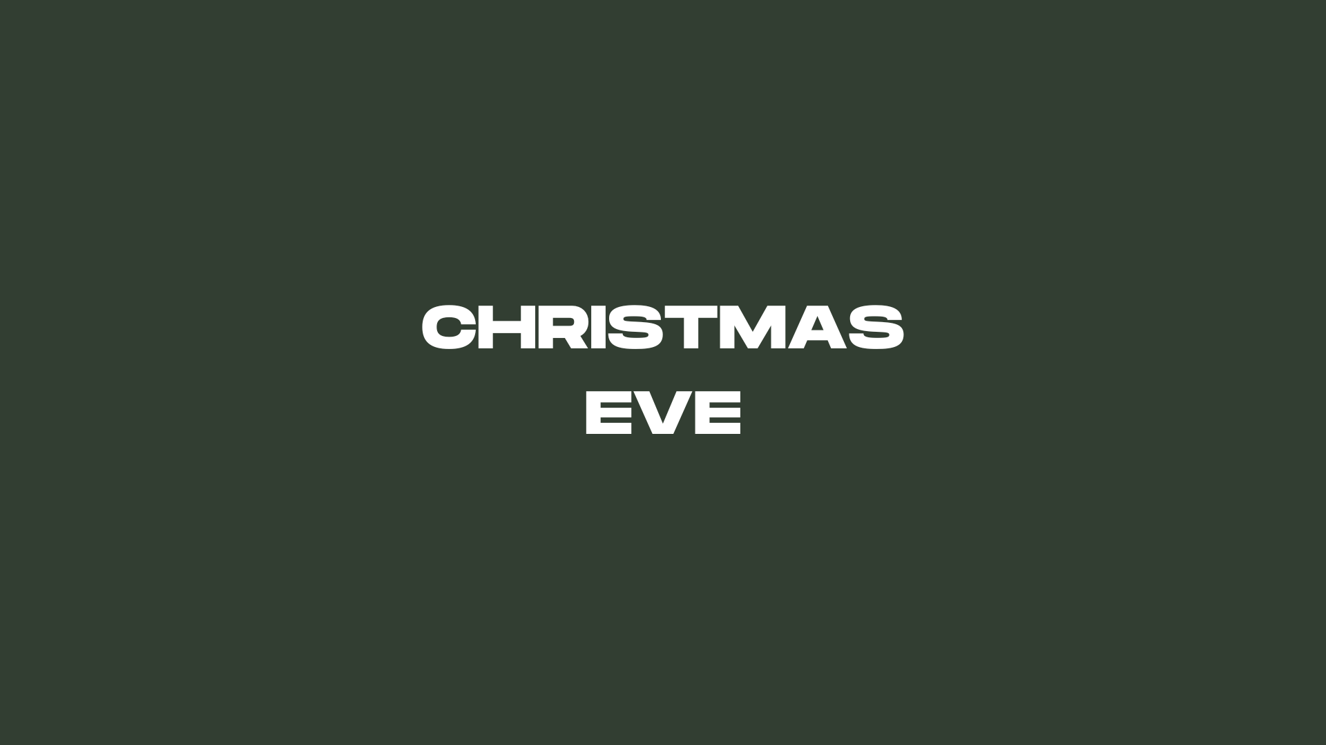 CHRISTMAS EVE AT THE VALLEY