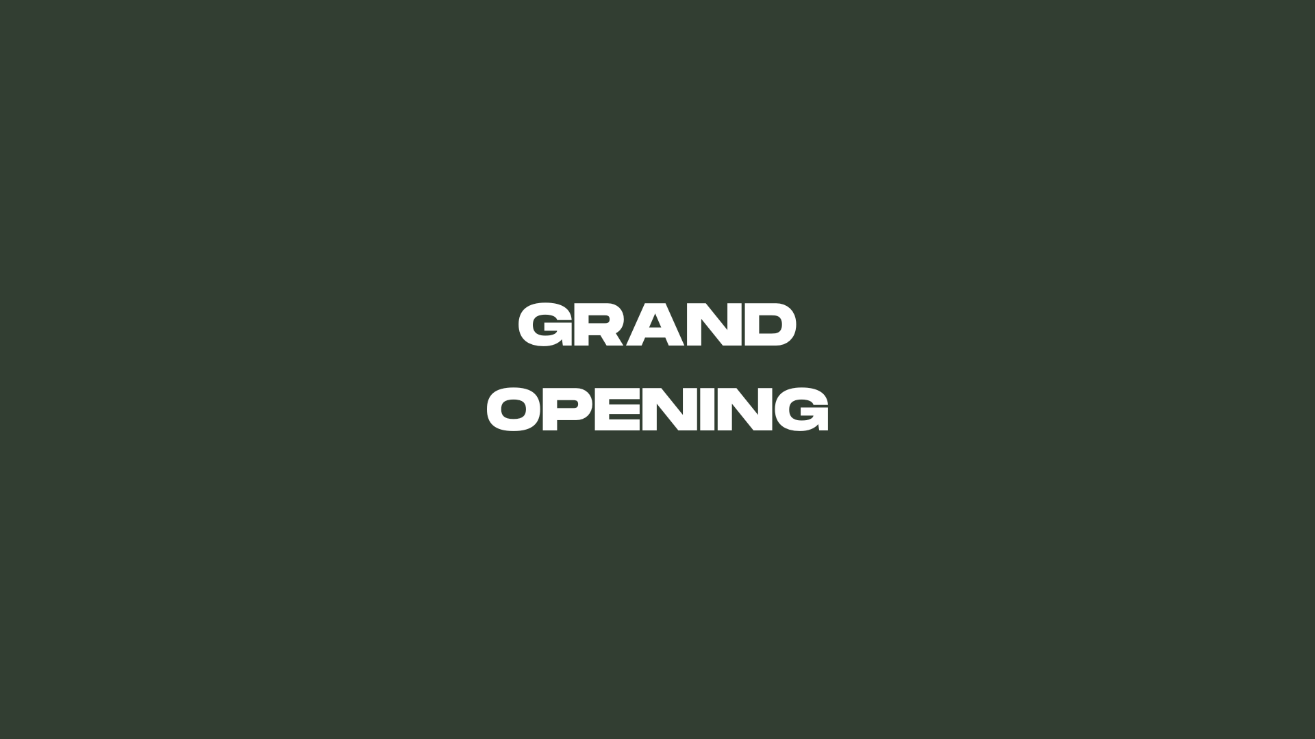GRAND OPENING OF NEW BUILDING