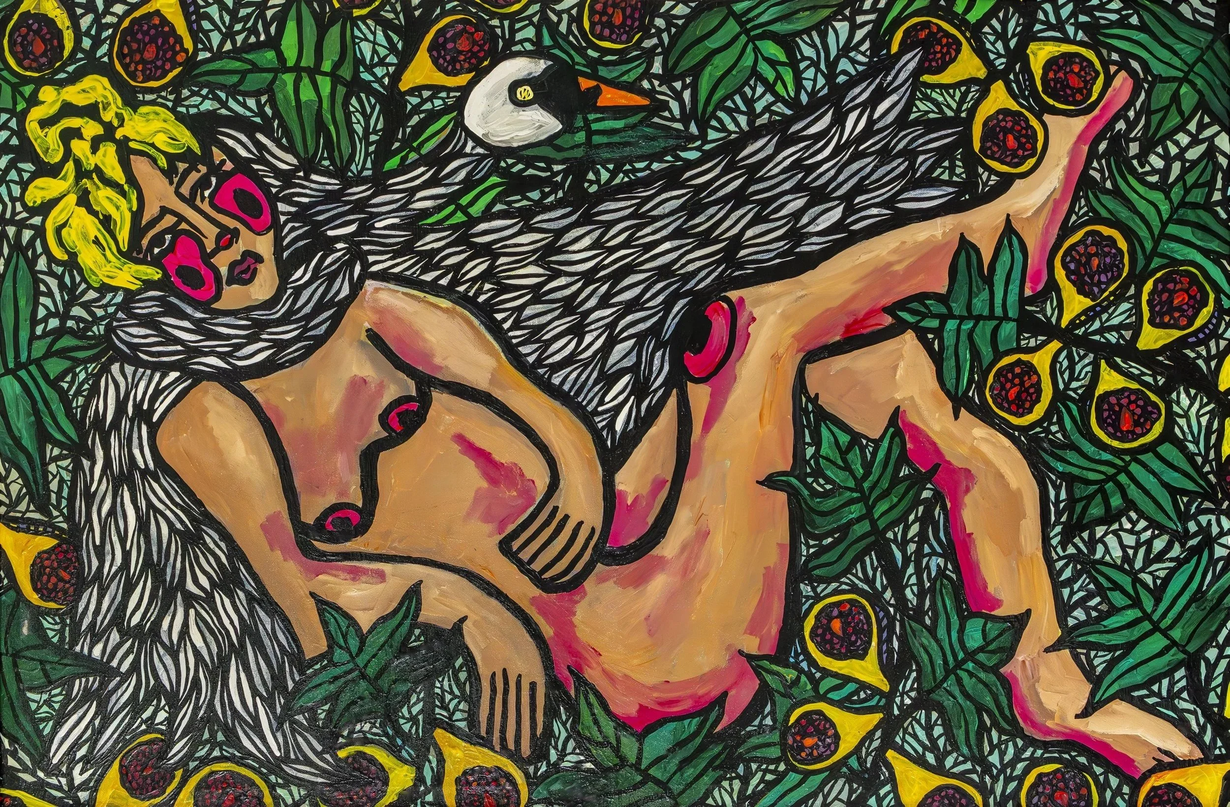"Leda & the Swan" Print