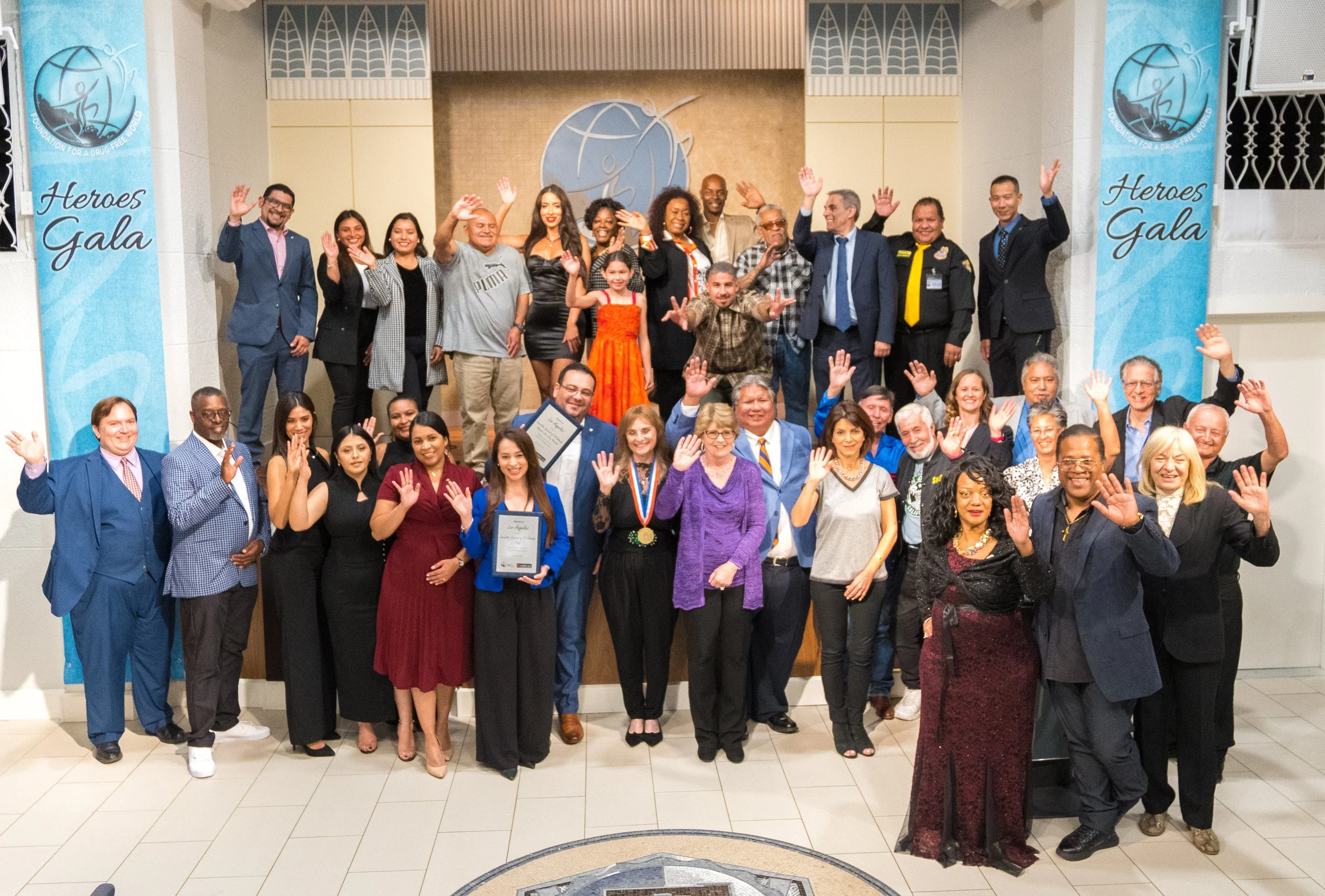 Amity at Beacon Team Receives Award at Heroes of Los Angeles Gala