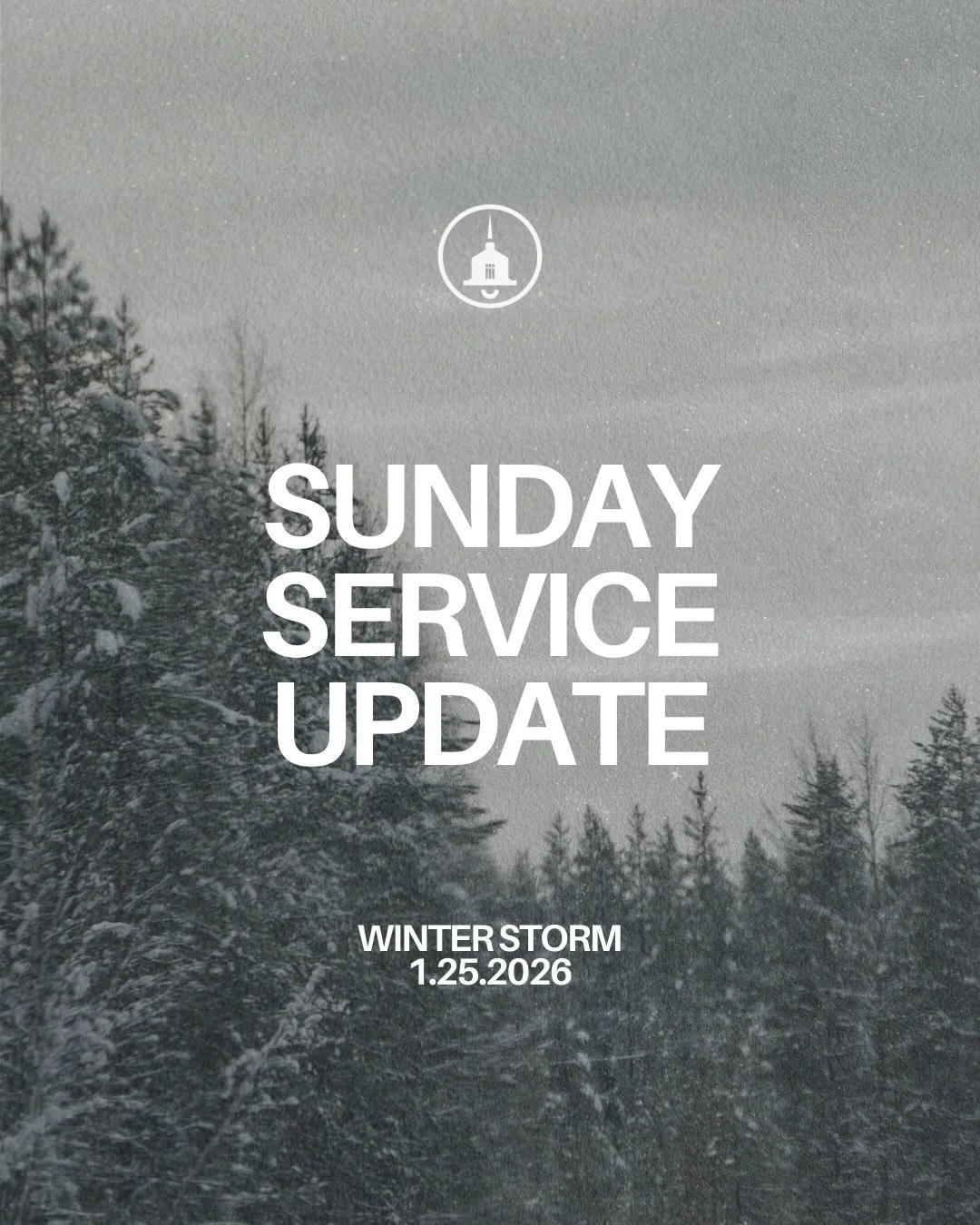 IMPORTANT UPDATE: Due to the winter weather, all services and activities are canceled for tomorrow. While we won&rsquo;t be gathering in person or online, we invite you to have a &ldquo;Worship from Home&rdquo; day! Grab your Bibles, put on your favo