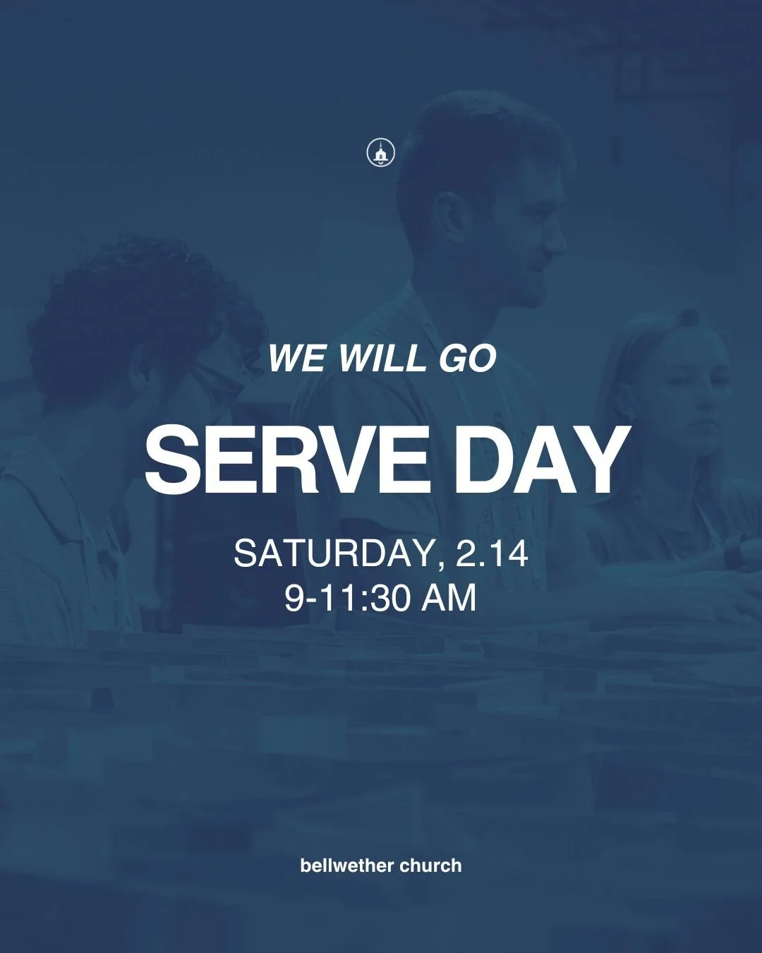 Two events this week you should know about! 

1. Thursday evening (2.12), we'll be having a Women's Night of fellowship at the Bowdon Home at 6:30 PM!

2. Saturday morning (2.14), we'll be serving our community alongside our friends at We Will Go Min