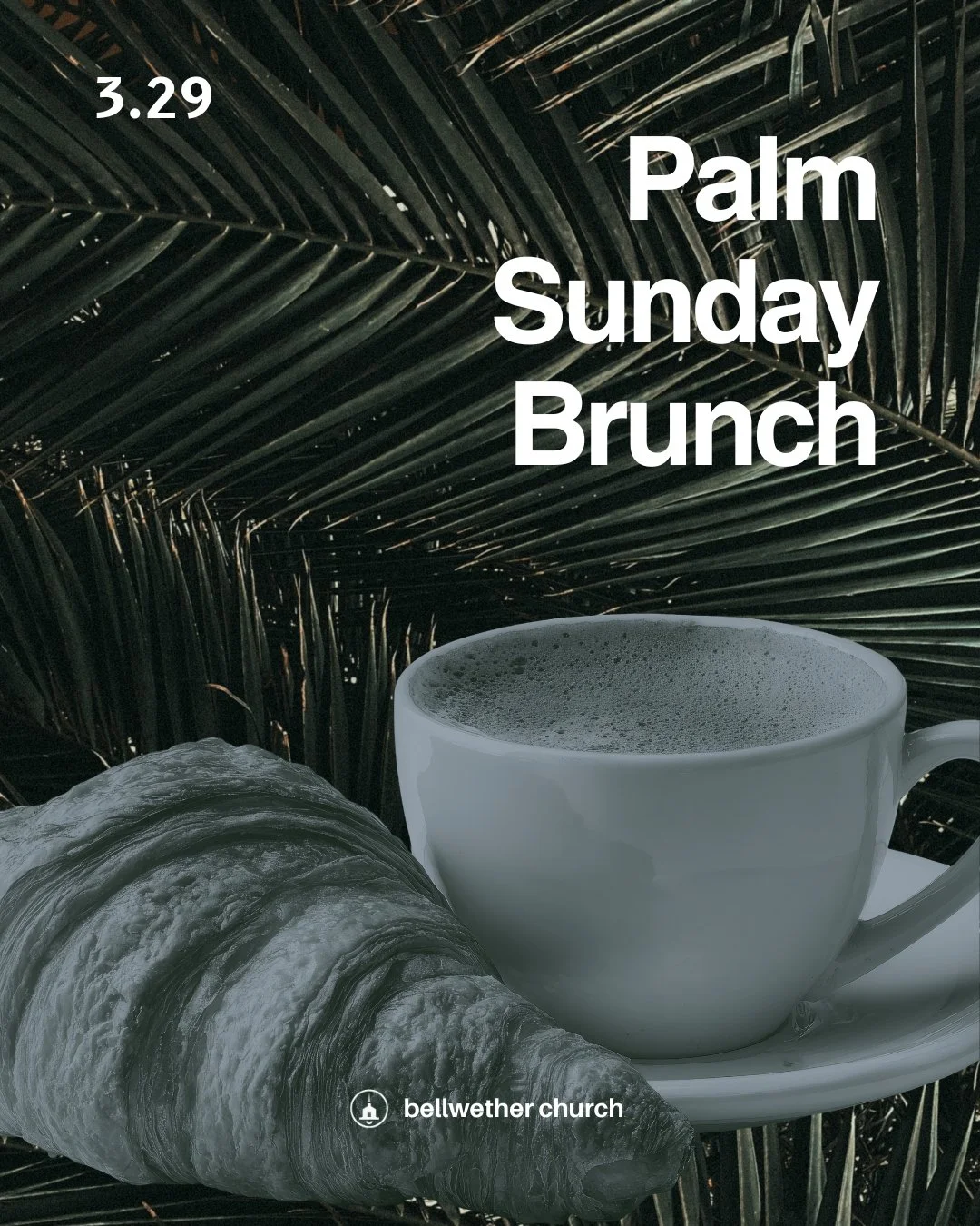 This coming Sunday (Palm Sunday), we'll be hosting brunch in between our 9:00 and 11:00 services! We'd love for you to join us for a time of a food and fellowship! Invite your friends and family to come worship with us and hang around or (come early)