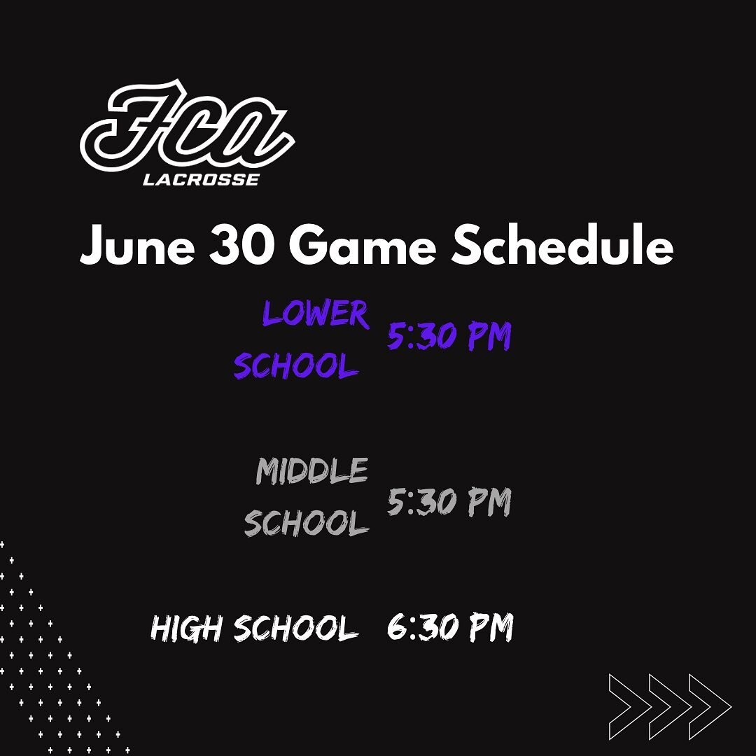 Schedule and rosters are set for tomorrow night🔥🔥🔥

FCA will provide 🍔 + 🌭 

Check your roster spot for your game time. DM us if you don&rsquo;t see your name listed&hellip;🏖