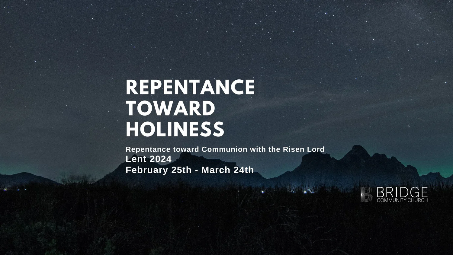 Repentance Toward Holiness episode artwork