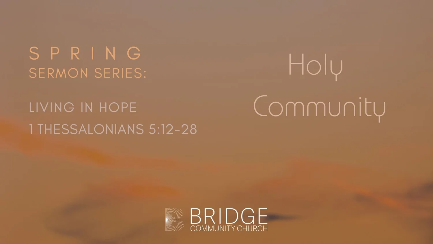 Holy Community episode artwork