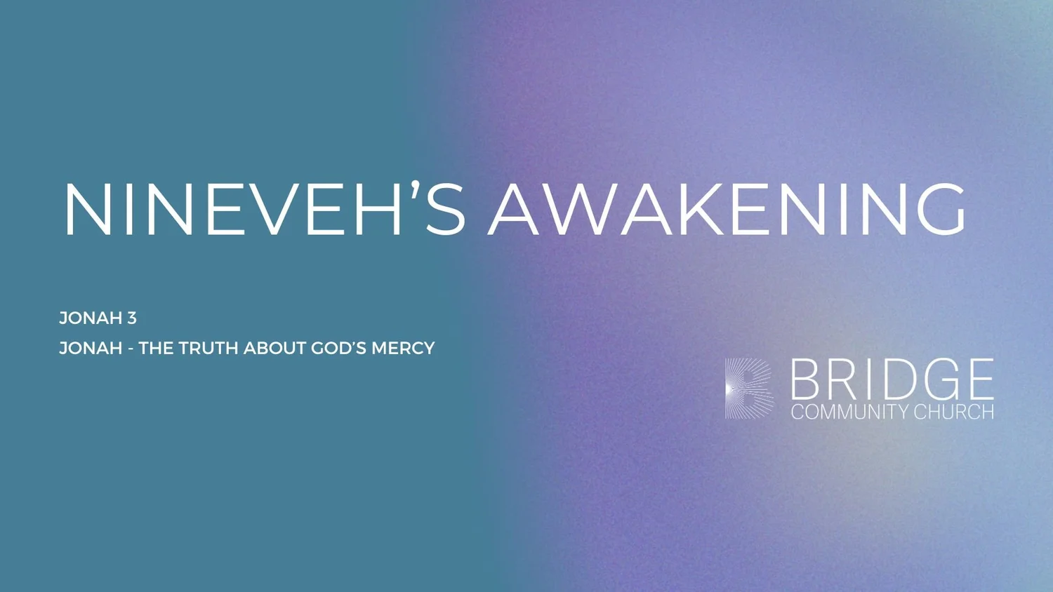 Nineveh’s Awakening episode artwork