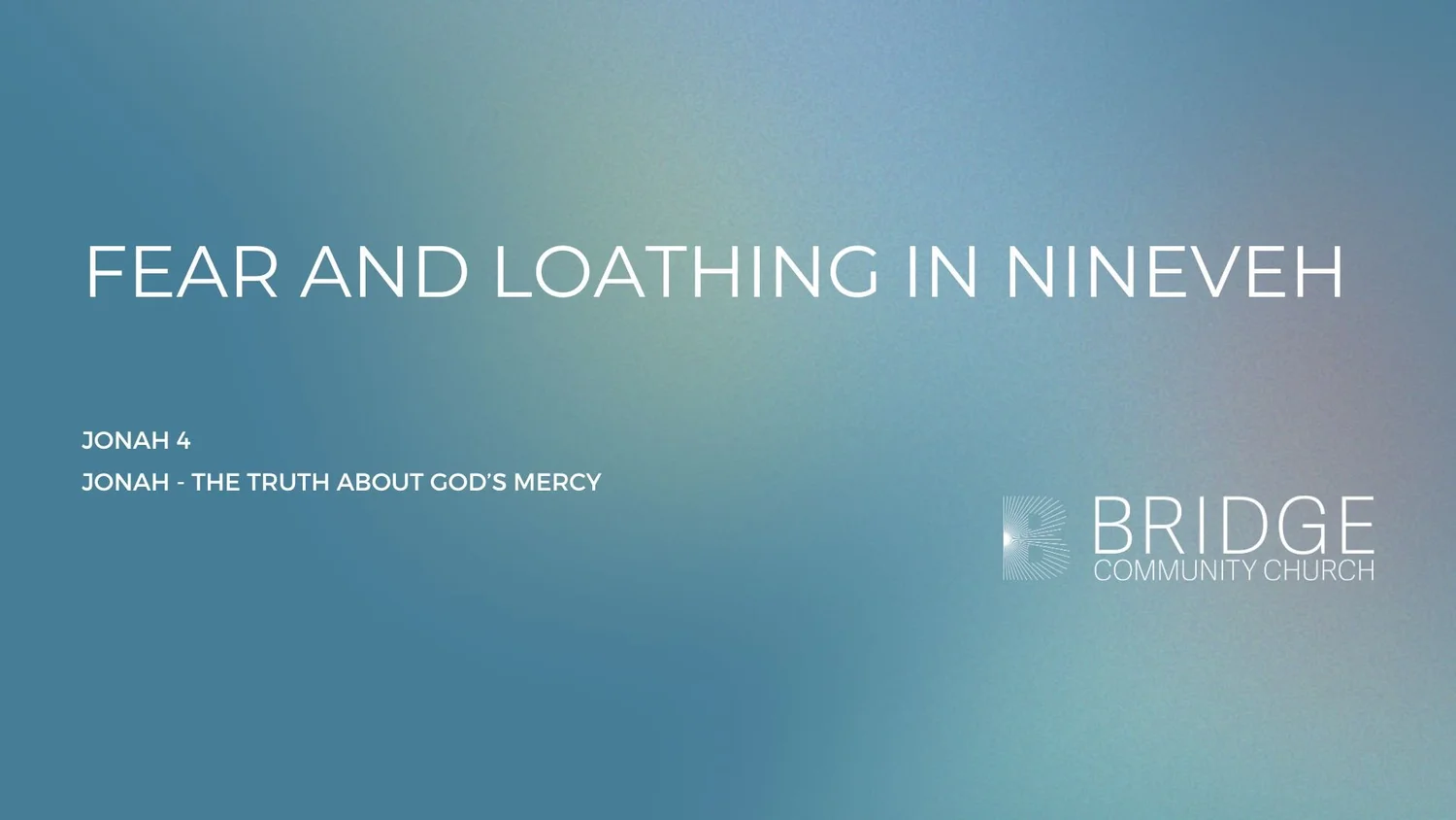 Fear and Loathing in Nineveh episode artwork