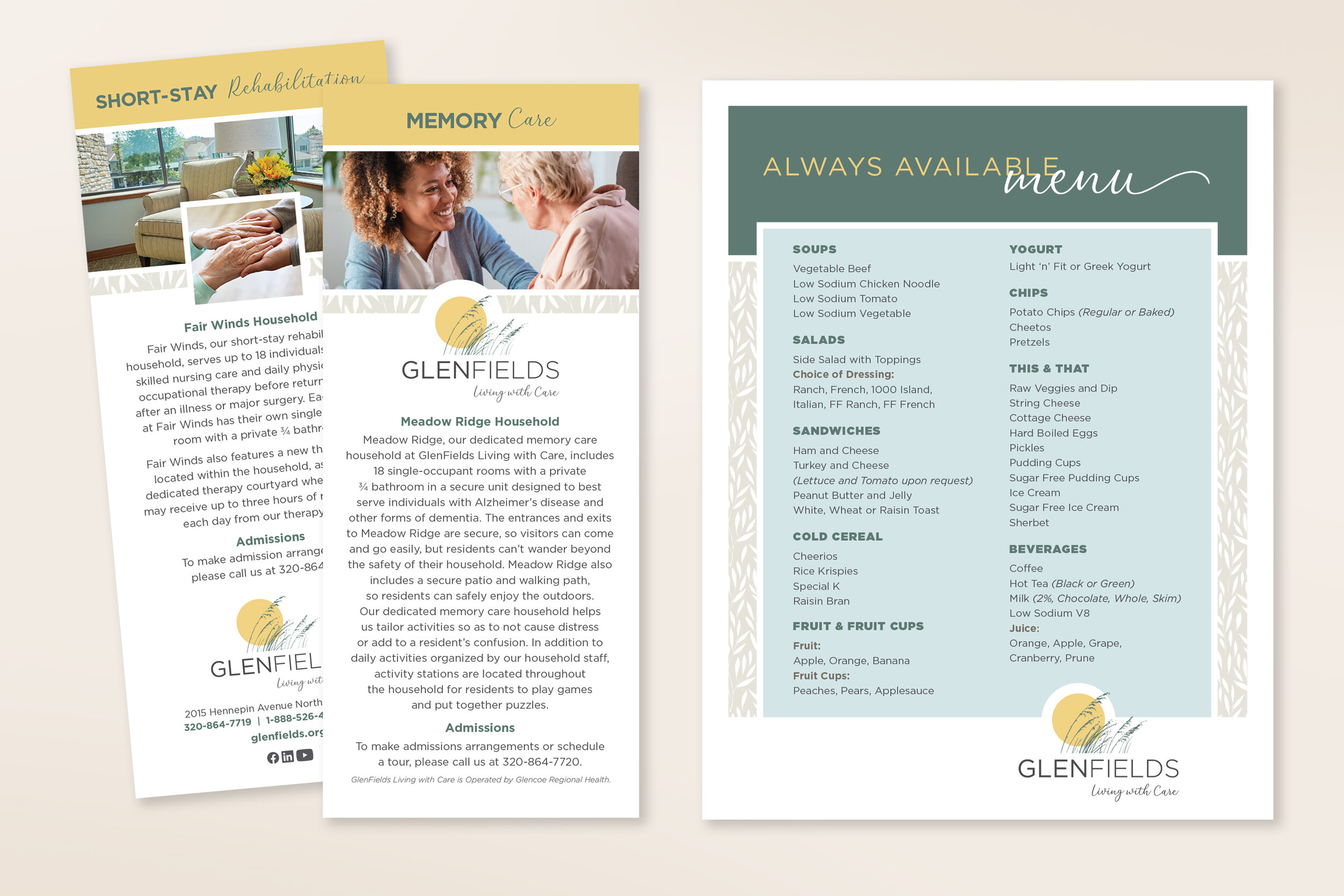 Rack Cards / Menu