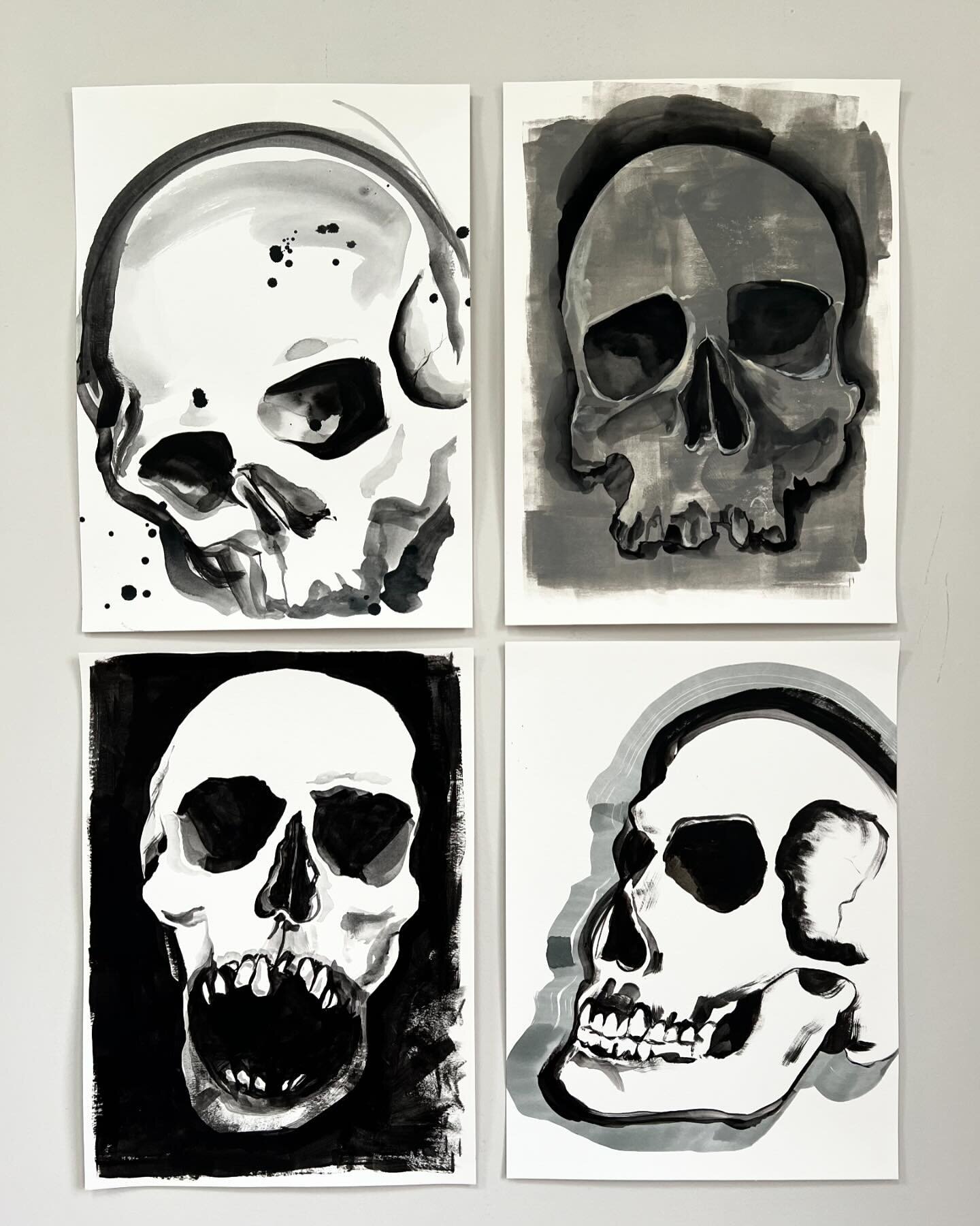 Skull 💀 Day

In the studio. 
Working. Playing. Exploring. 

#saatchiart#igart#womeninart#contemporaryart#colleenayson#artgallery #nyartist #showusyourart #studioviews_daily #buffalove #artcurators #artprocess #igart #insidethestudio #drawing #abstra