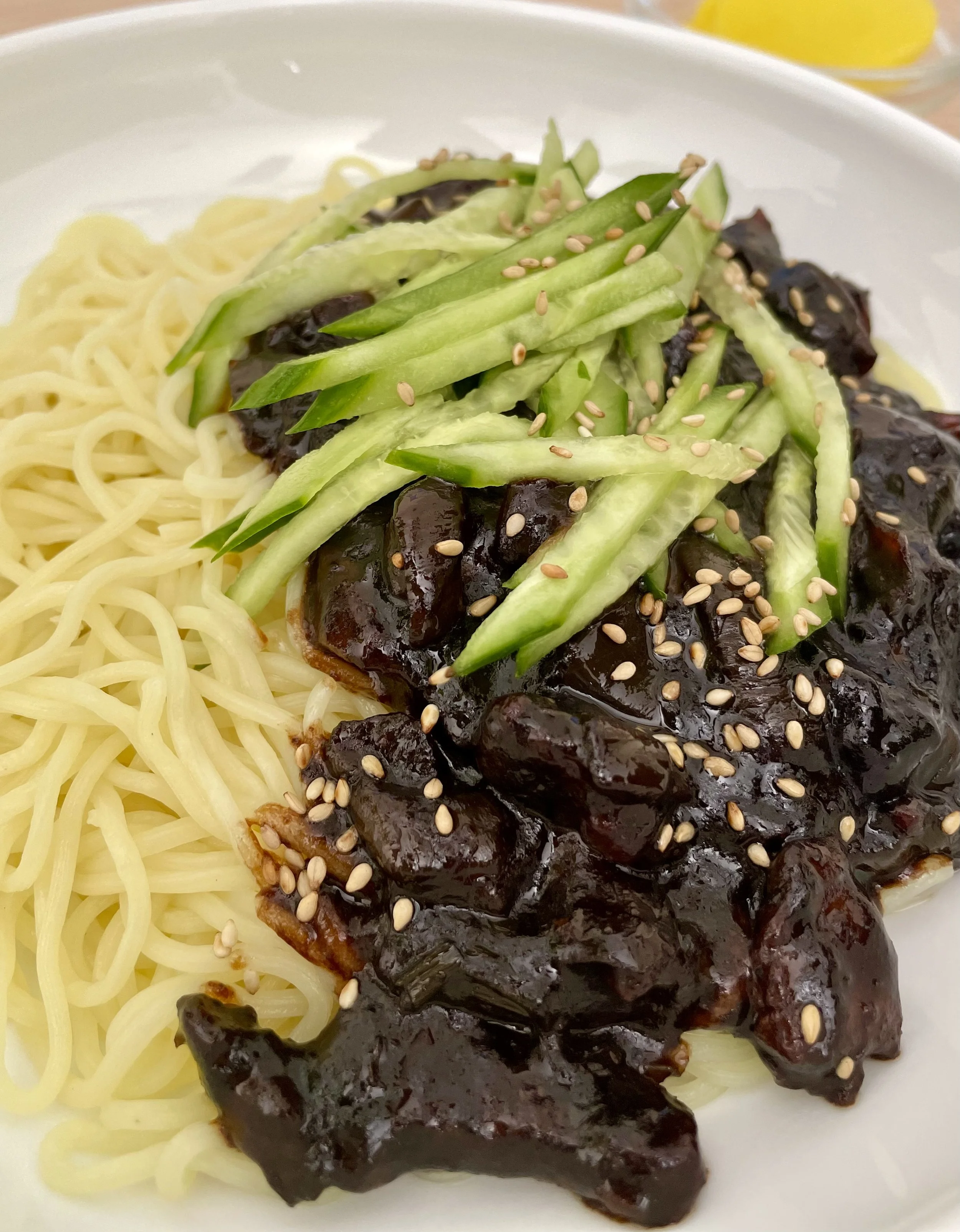 Jajangmyeon (Korean Black Bean Noodles) Recipe
