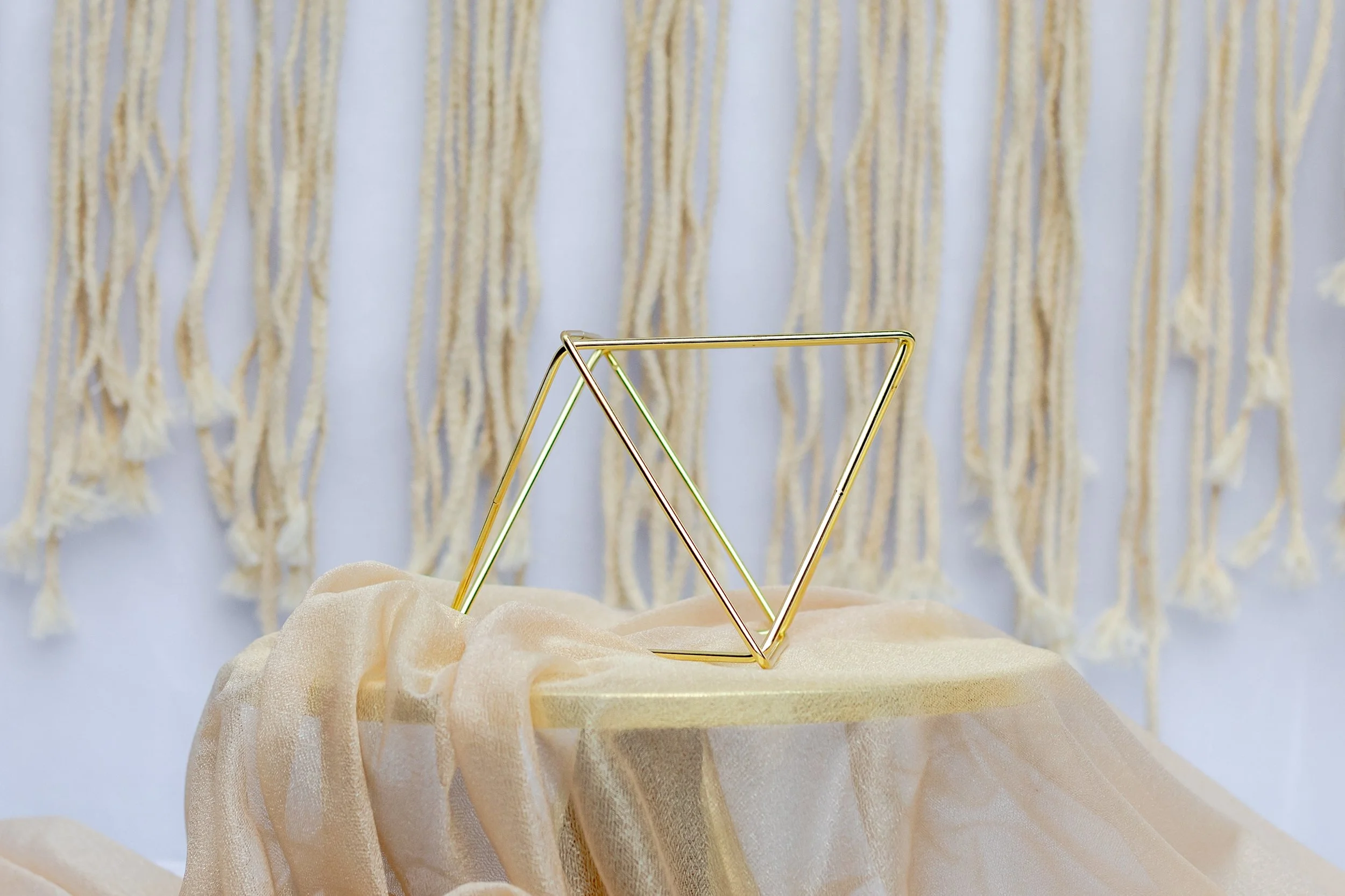 Geometric Center Piece- QTY 19- $5.00/each