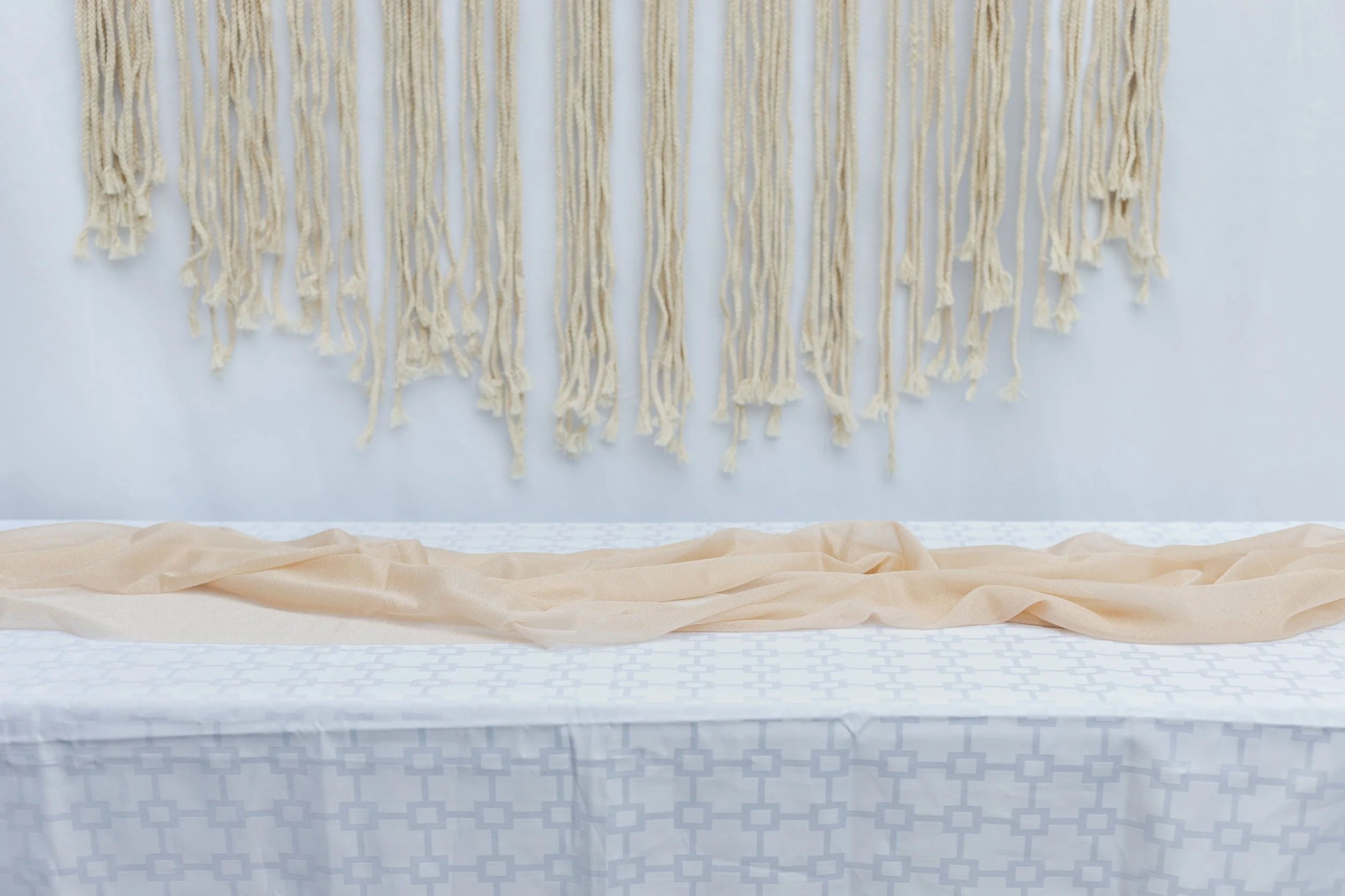 Champagne Table Runner-QTY 2- $12.00/each