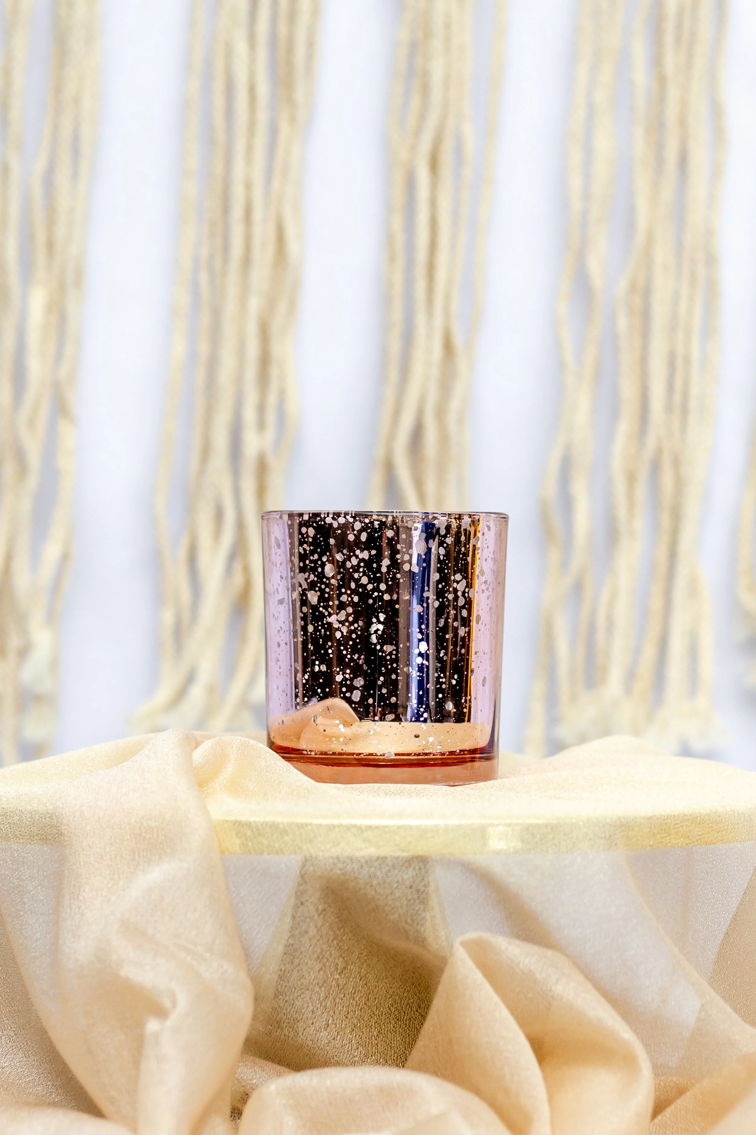 Rose Gold Candle Votive-QTY 9- $2.00/each