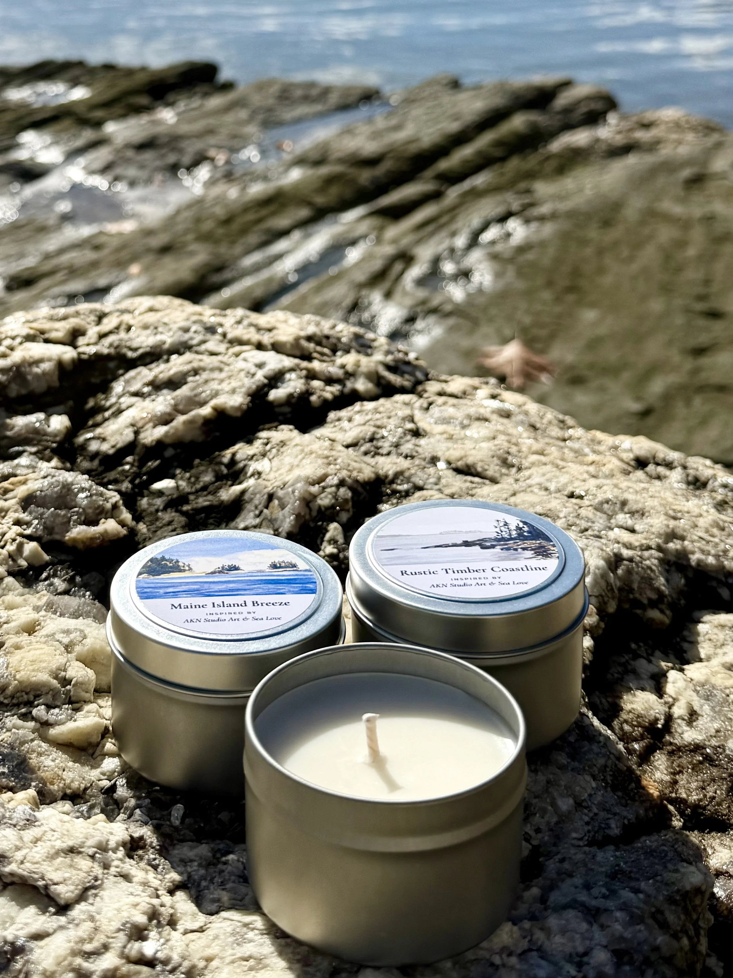 Candle - Rustic Timber Coastline