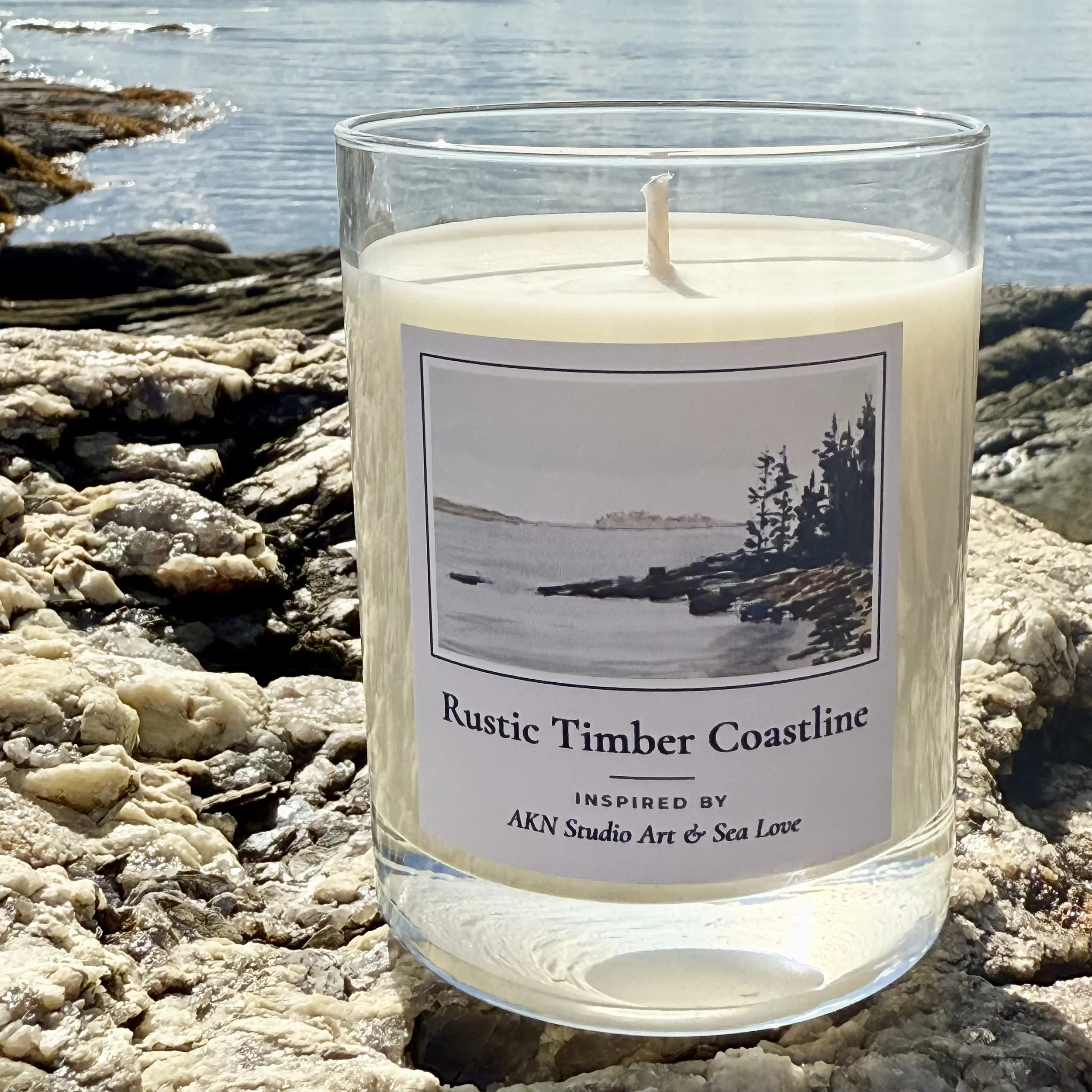Candle - Rustic Timber Coastline