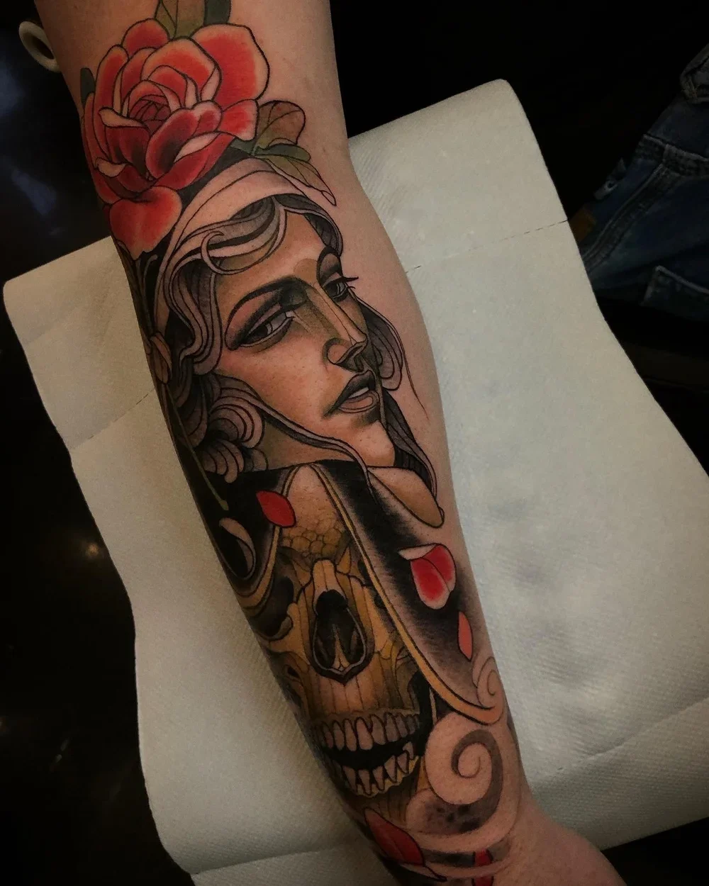Neo trad tattoo Rive Sud de Montreal