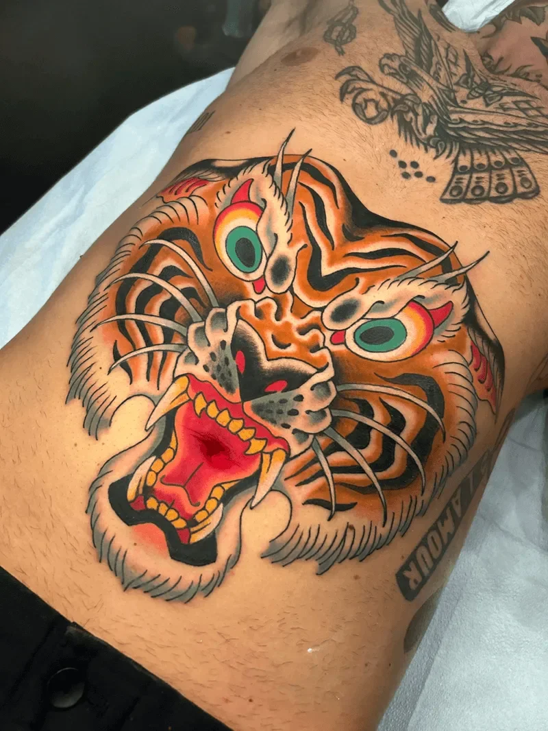 Old school tattoo Rive-Sud