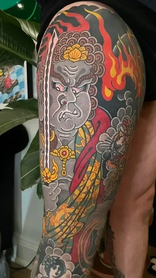 Japanese tattoo near Montreal