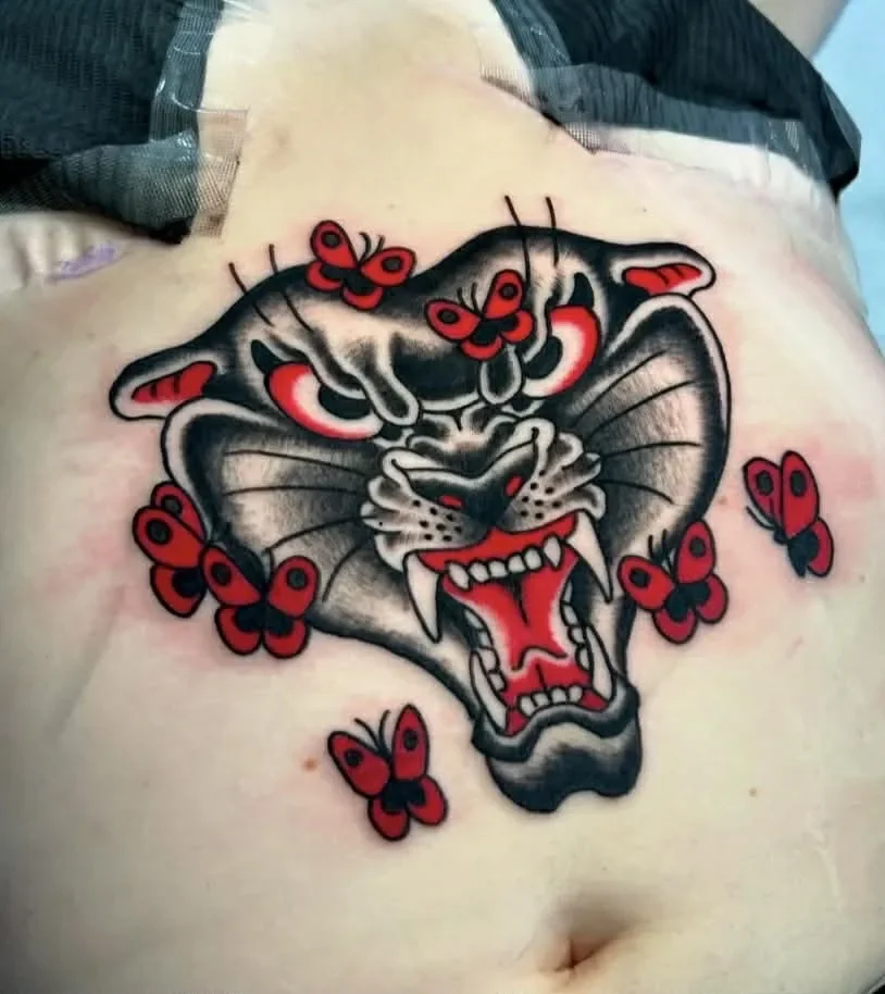 Tattoo old school à Sainte-Catherine