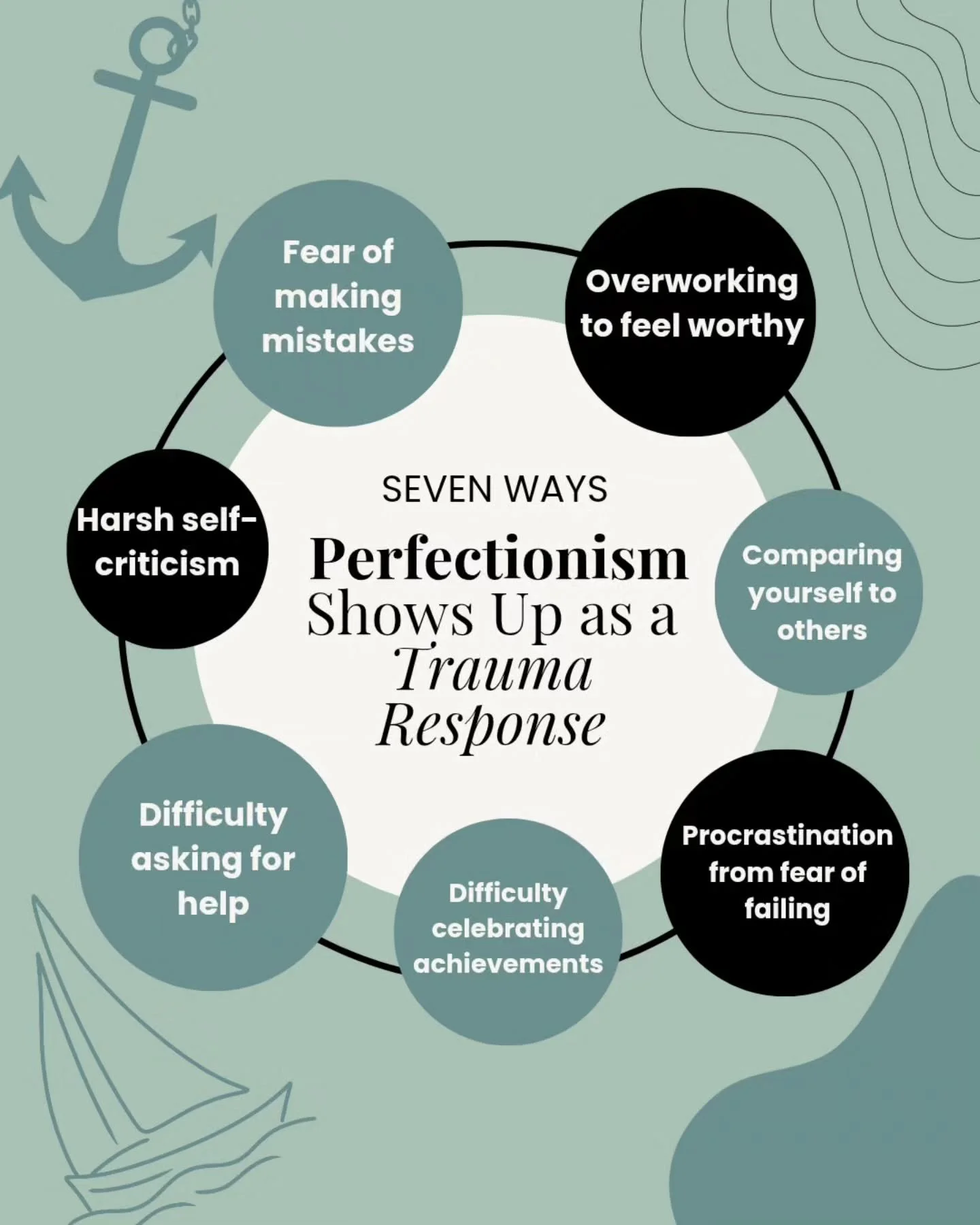 Perfectionism is often praised. 

But for many people it starts as protection. 

When mistakes felt unsafe, being perfect could feel like the best way to avoid criticism, rejection, or shame. 

Over time, that strategy can be so exhausting. It become
