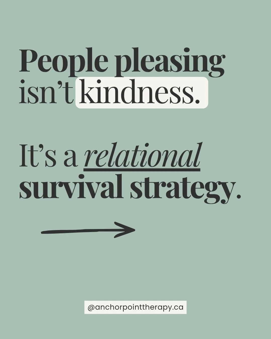 People pleasing is often understood as kindness, consideration, or being easy to be around.

But in clinical terms, it&rsquo;s more accurately understood as a relational adaptation.

It can look like agreeing quickly, avoiding conflict, over-monitori