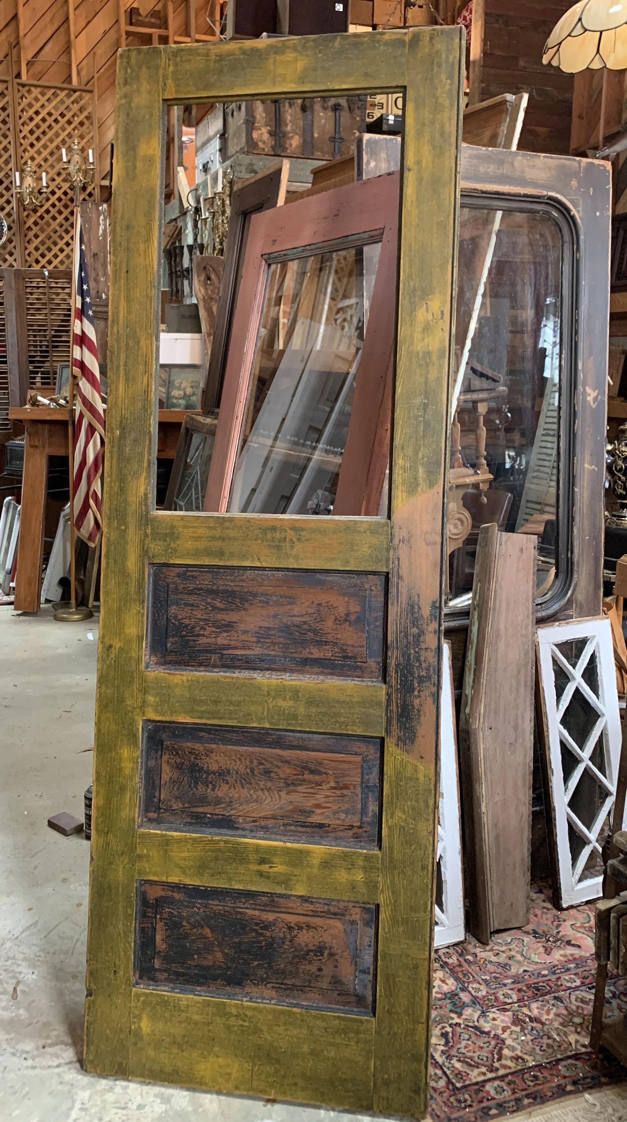 Indiana store front door, apprx 29 1/4 x 89 