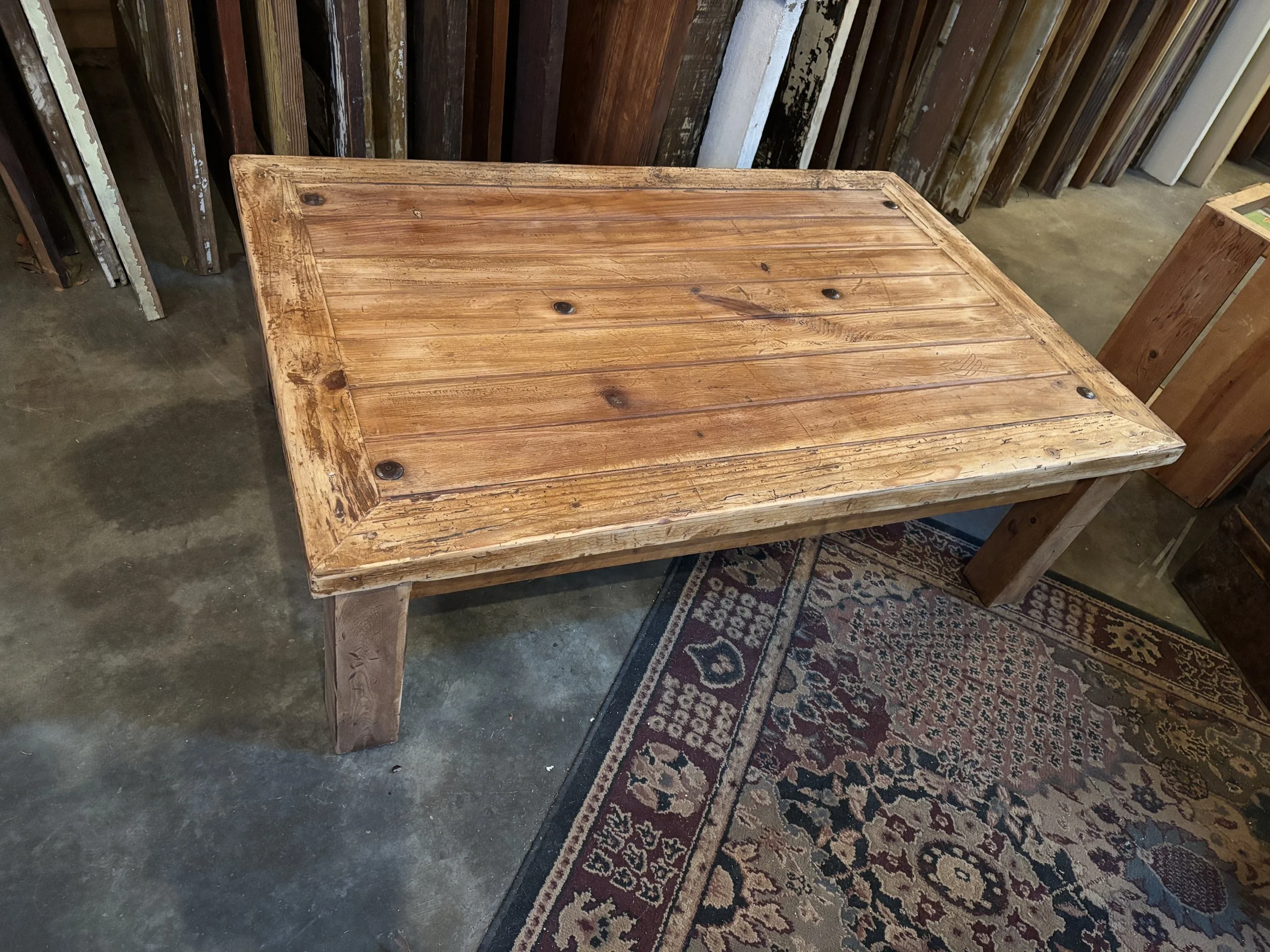 Pine coffee table
