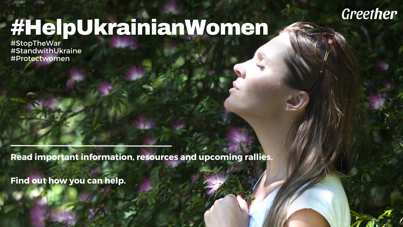 woman hoping for peace in Ukraine, ways to help women. Woman at peace