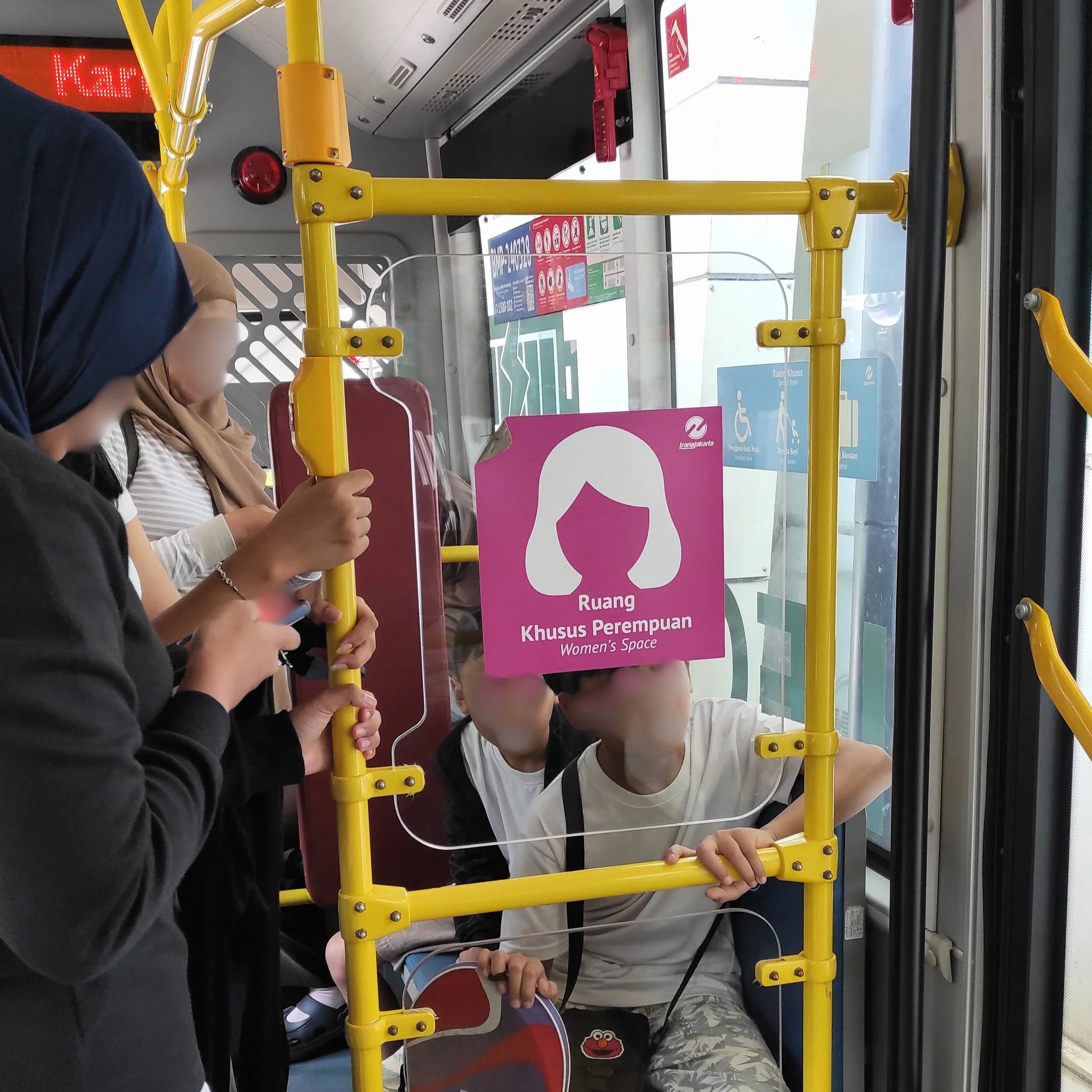 TransJakarta - Women-only Section in Public Transportation