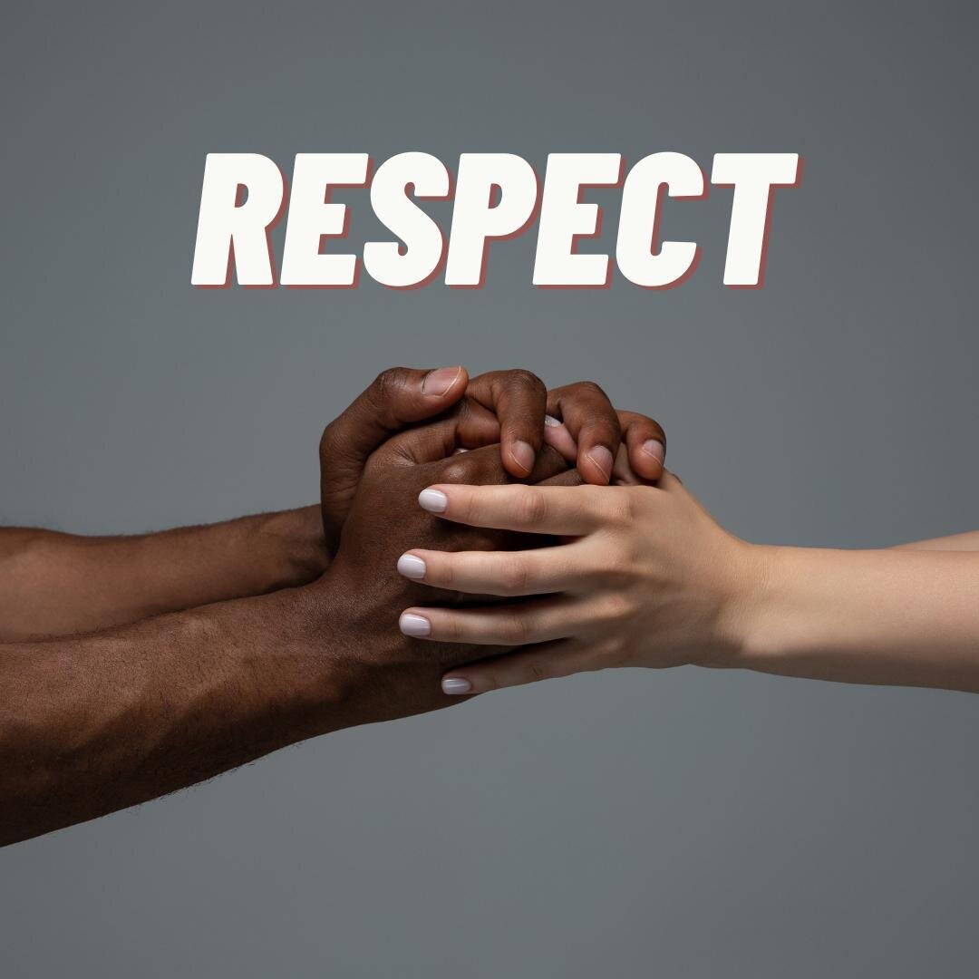 RESPECT is another character in motion. Respect is a feeling of deep admiration for someone or something elicited by their abilities, qualities, or achievements. 

Examples using good manners
&bull; Be tolerant of differences
&bull; Be considerate of